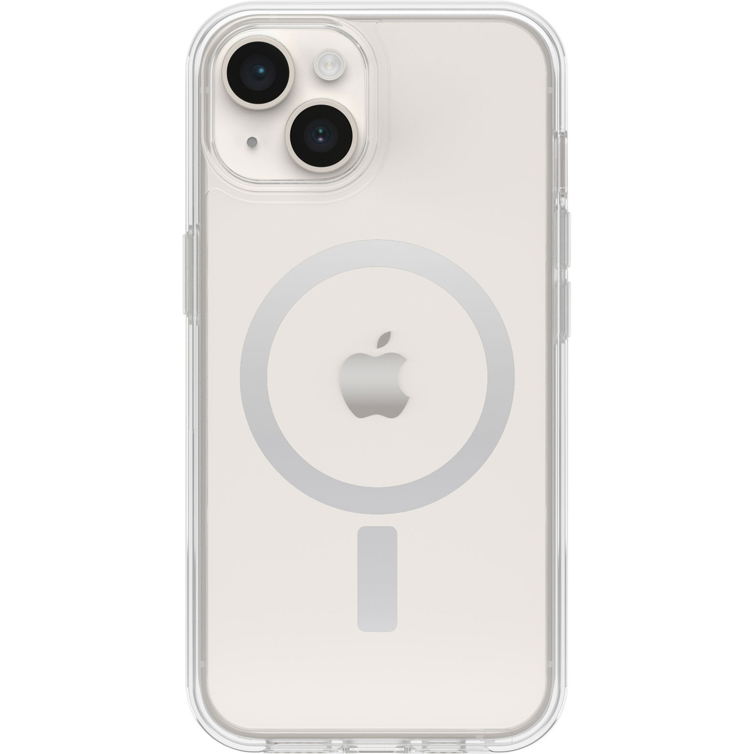 OtterBox Symmetry+ Fitted Hard Shell Case with MagSafe for iPhone 14/13 - Clear