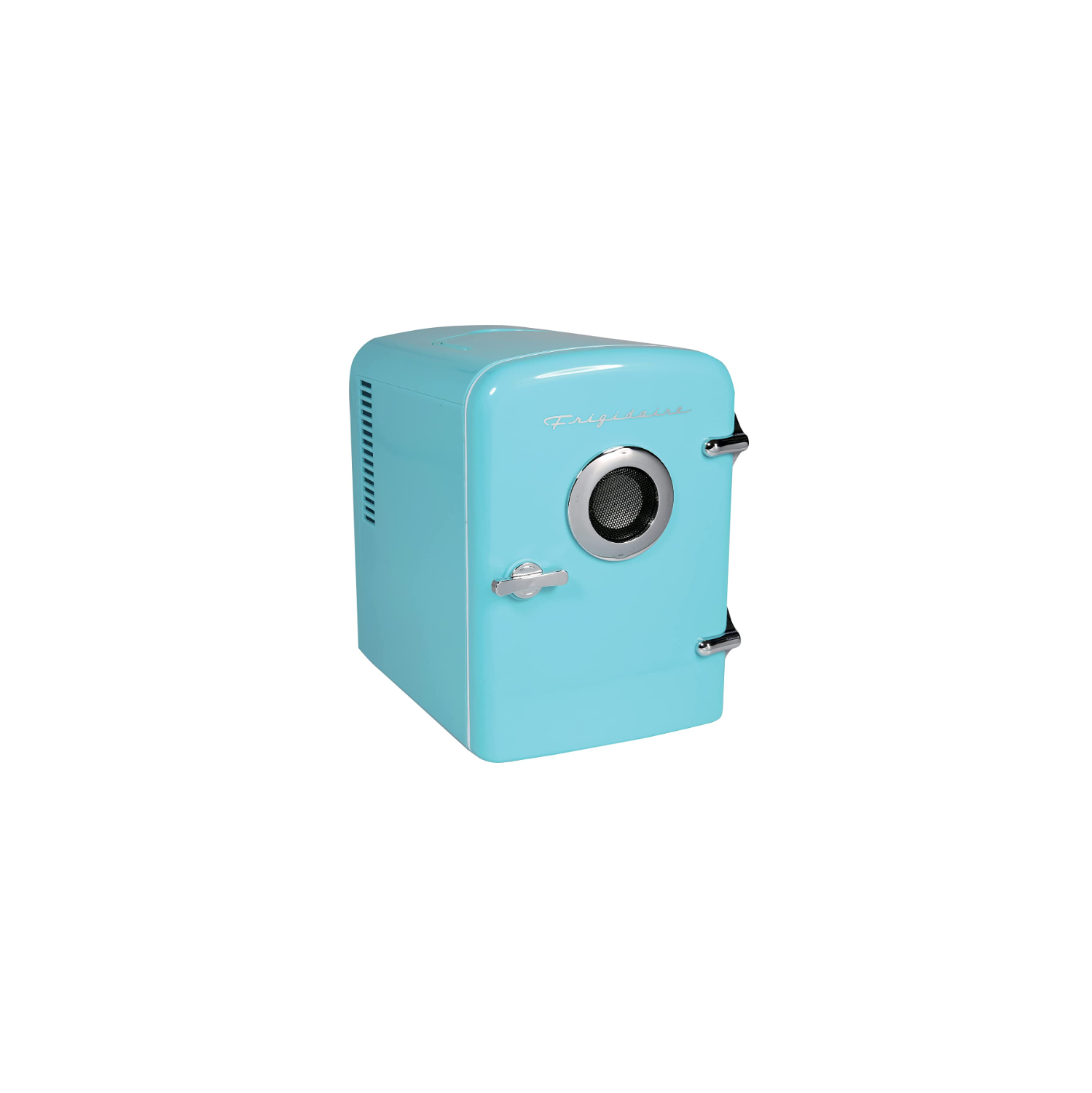 Frigidaire Mini Designed Portable Compact for Home Office and Speaker, 4L Capacity, Cools Six 12oz Cans, 100% Freon Free and Eco-Friendly, Standard,