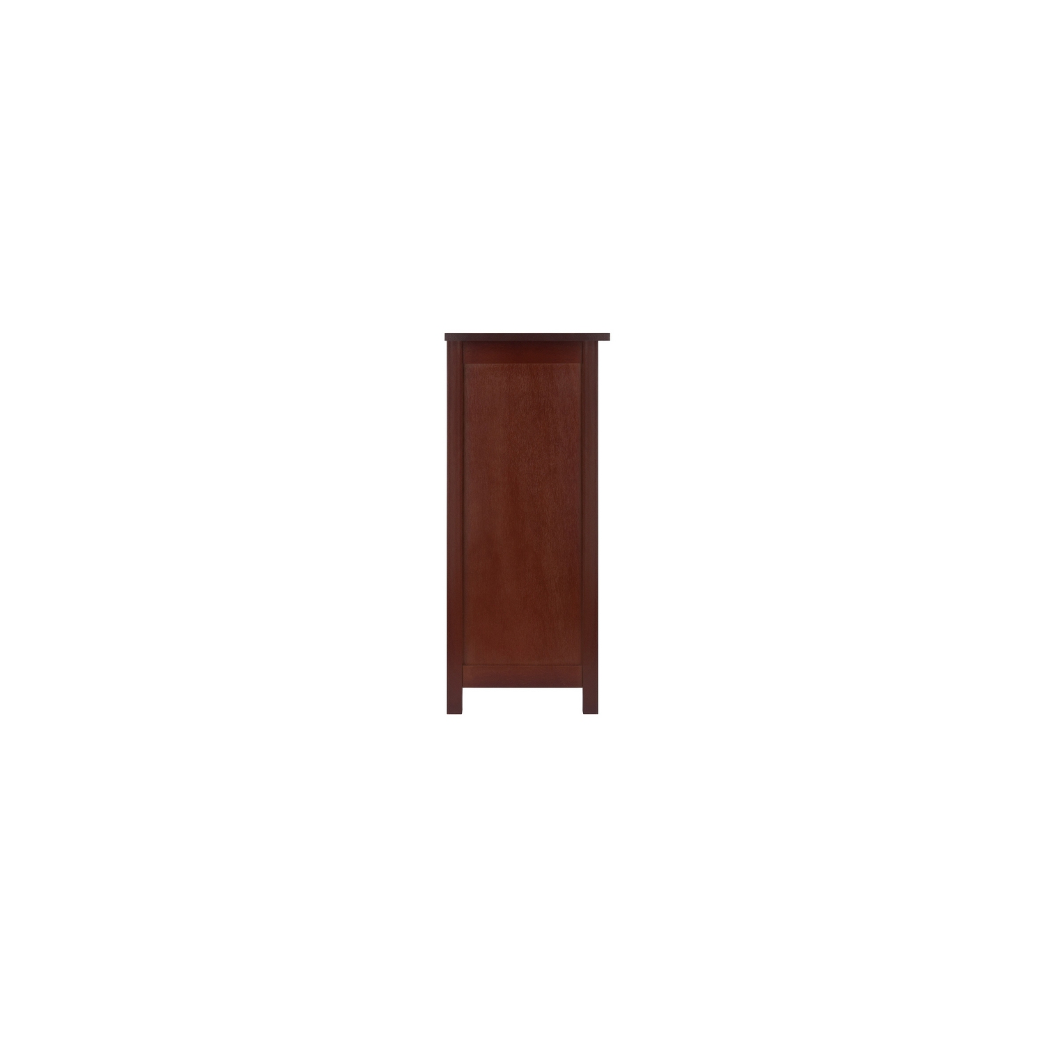 Milan Wide 2-Section Storage Shelf, Walnut