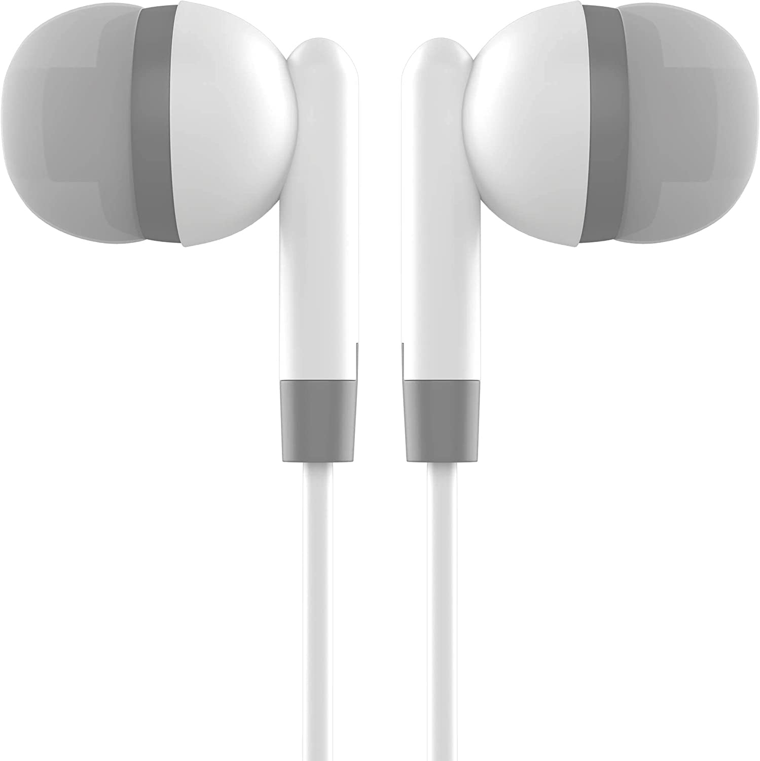 Écouteurs Dolaer en vrac avec prise pour écouteurs de 3.5 mm - Paquet de 10 - Multicolore