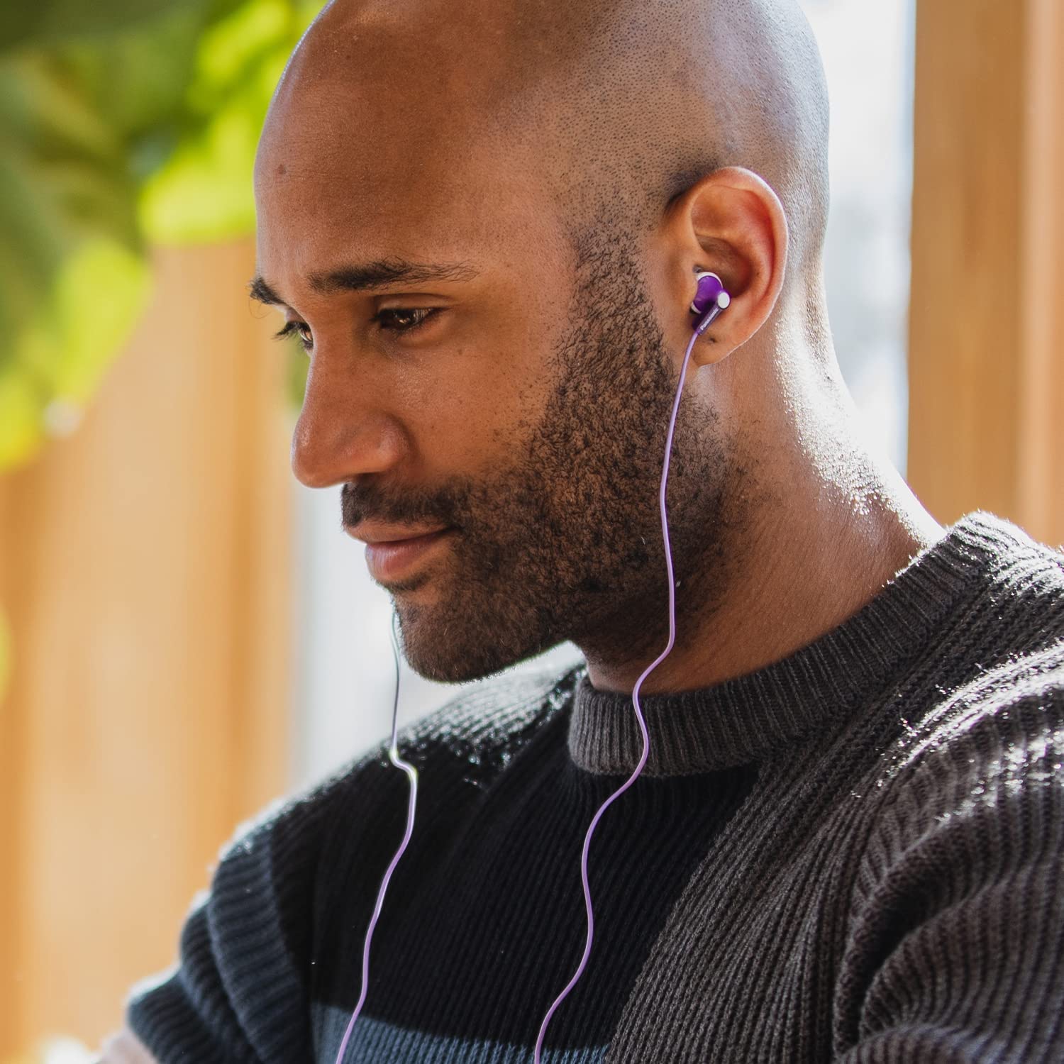 Dolaer RPHJE120V In-Ear Headphone, Violet