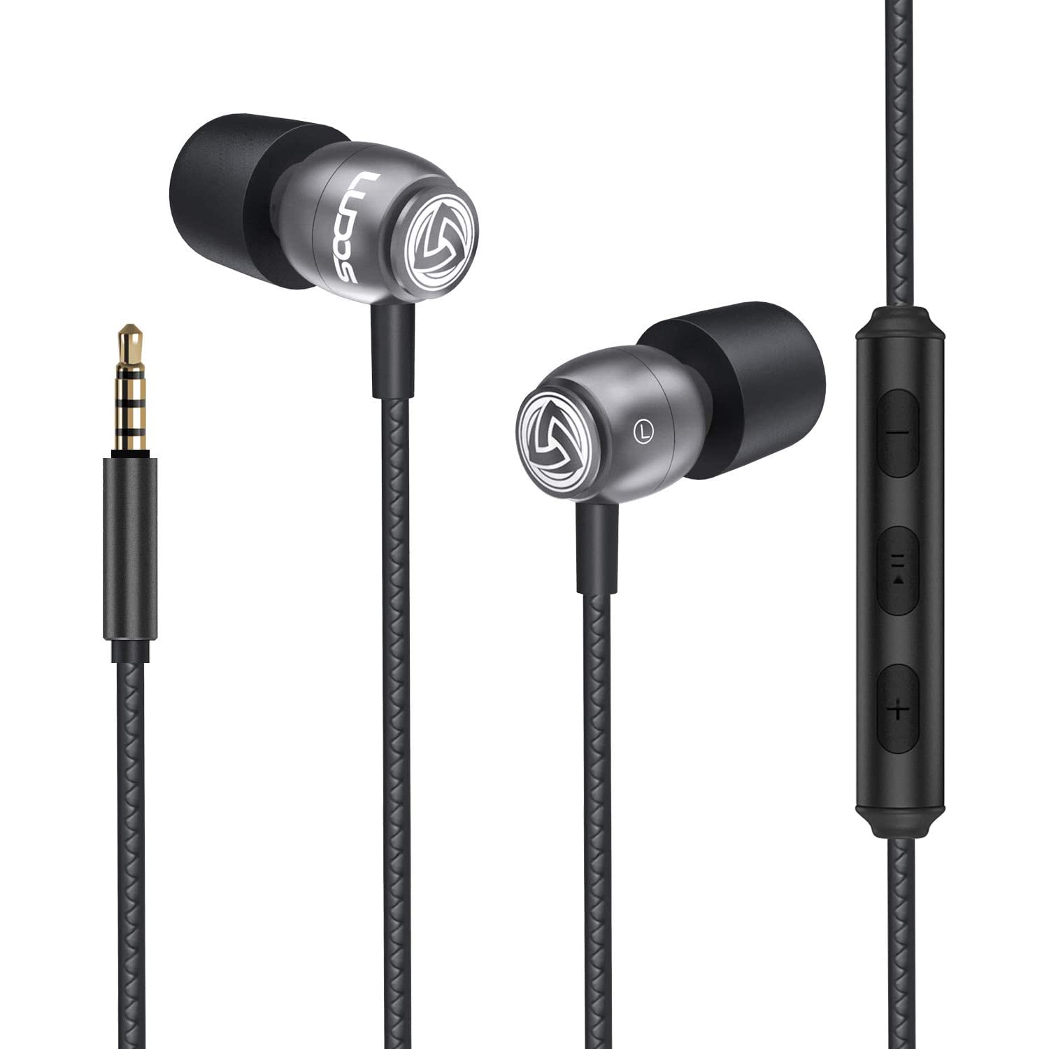 Écouteurs avec microphone et commande de volume