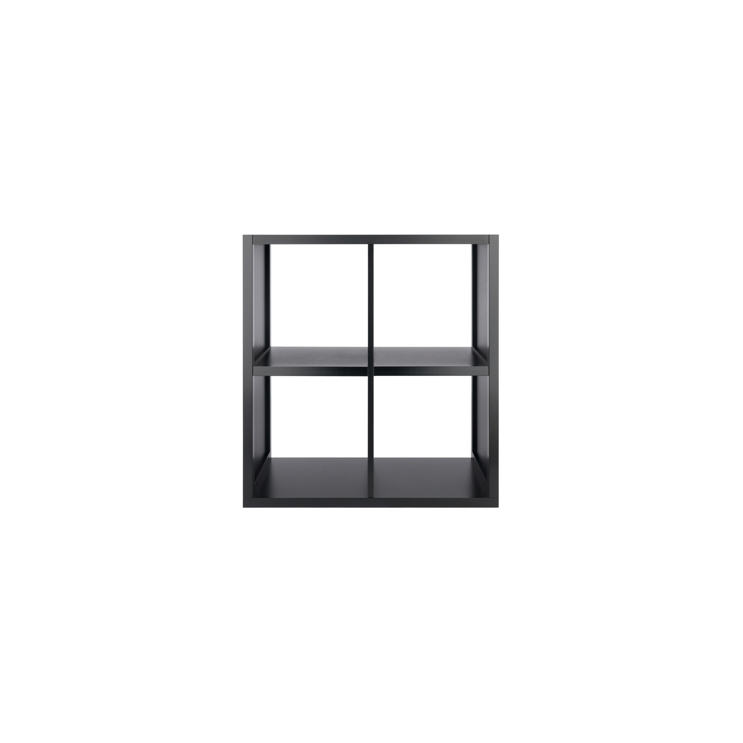 Timothy 2x2 Storage Cube Shelf, Black