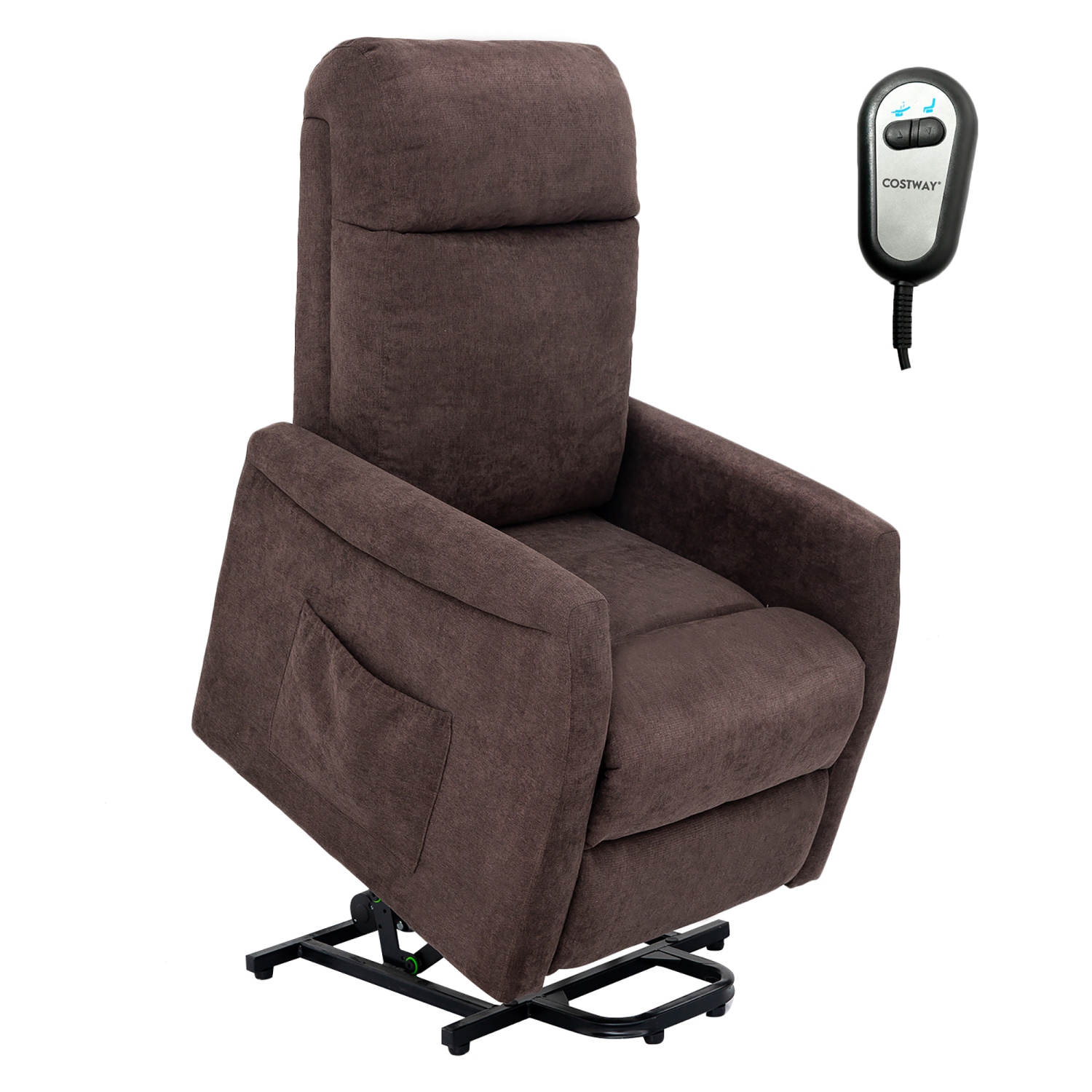 Fauteuil inclinable électrique pour fauteuil de salon pour personnes âgées avec télécommande Costway