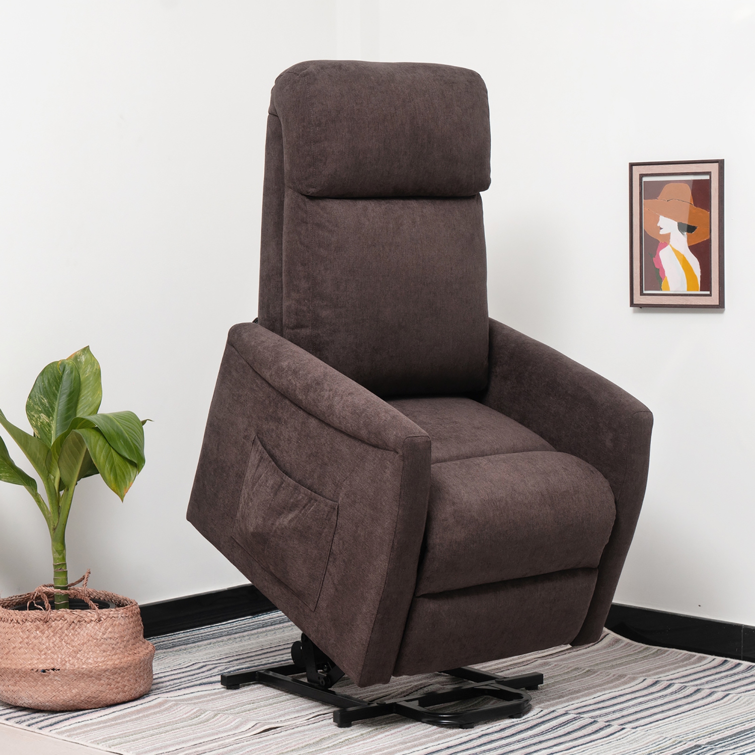 Fauteuil inclinable électrique pour fauteuil de salon pour personnes âgées avec télécommande Costway