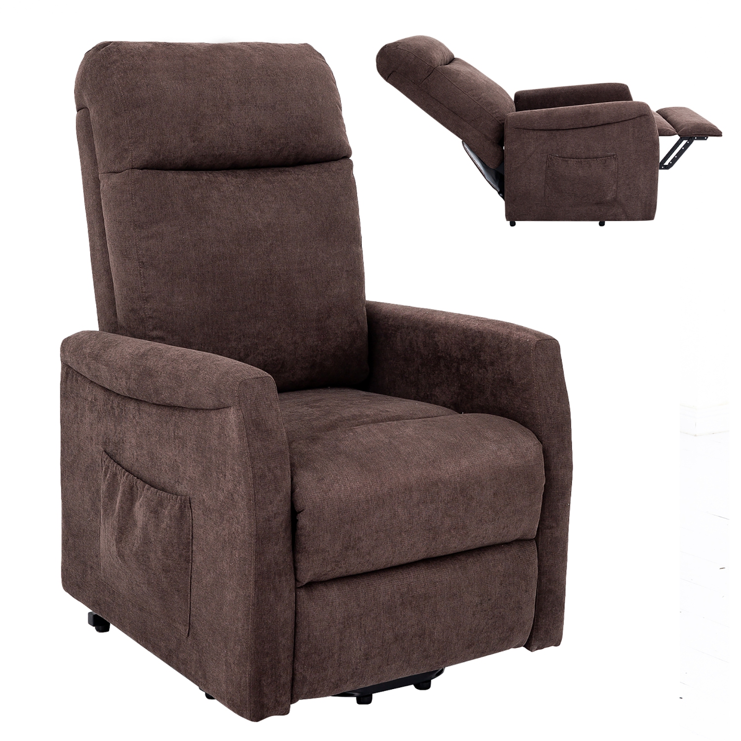 Fauteuil inclinable électrique pour fauteuil de salon pour personnes âgées avec télécommande Costway