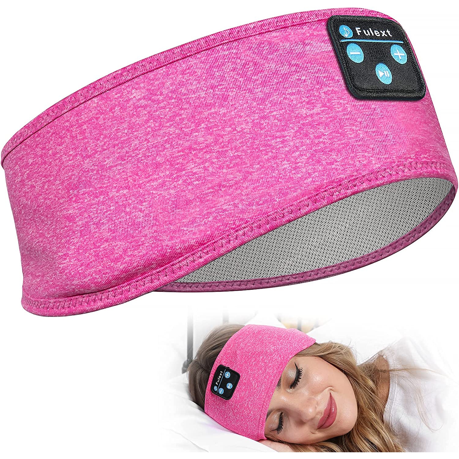 Écouteurs pour le sommeil, écouteurs pour le sommeil serre-tête de musique, écouteurs serre-tête ultra-doux pour les gens qui dorment sur le côté,