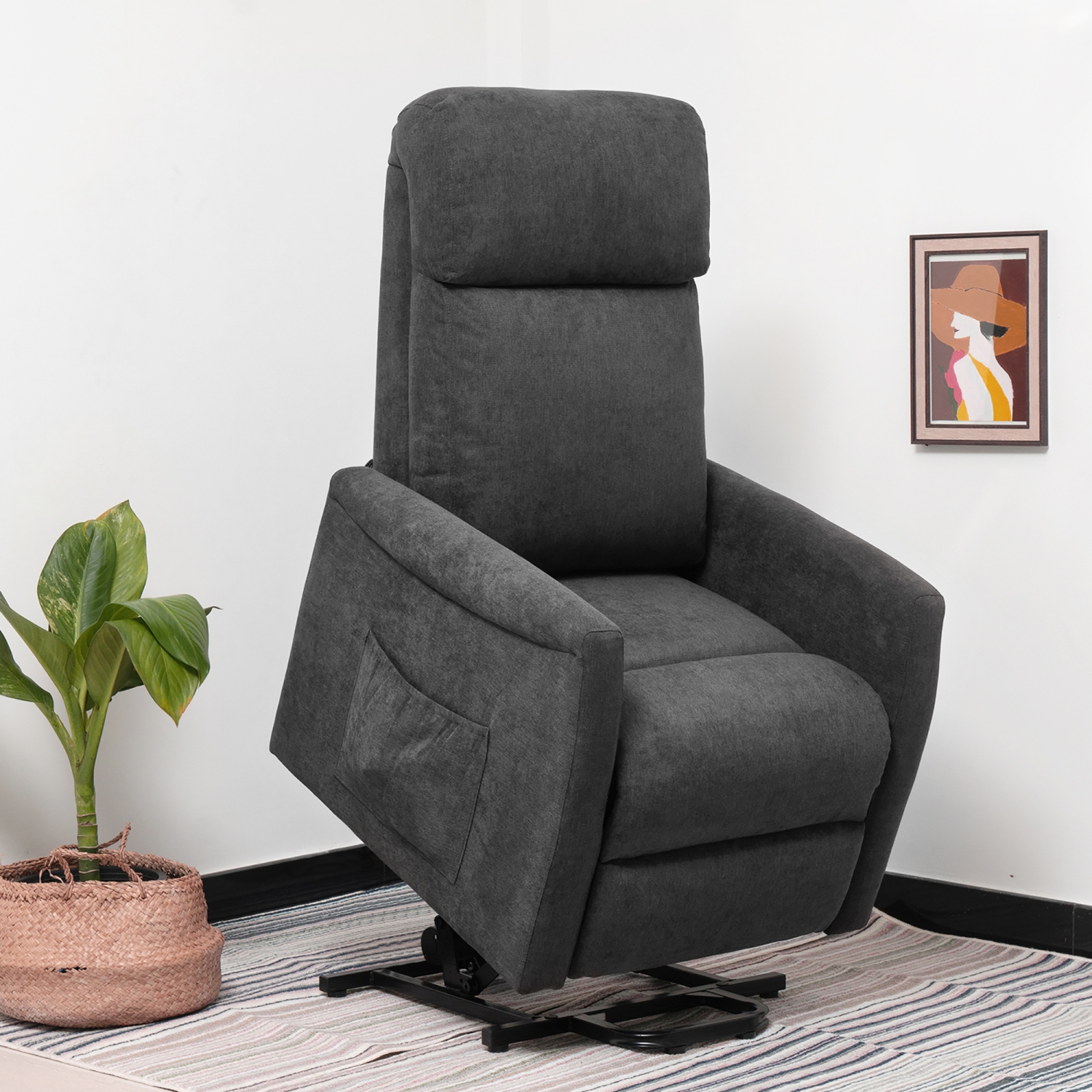 Fauteuil inclinable électrique pour fauteuil de salon pour personnes âgées avec télécommande Costway