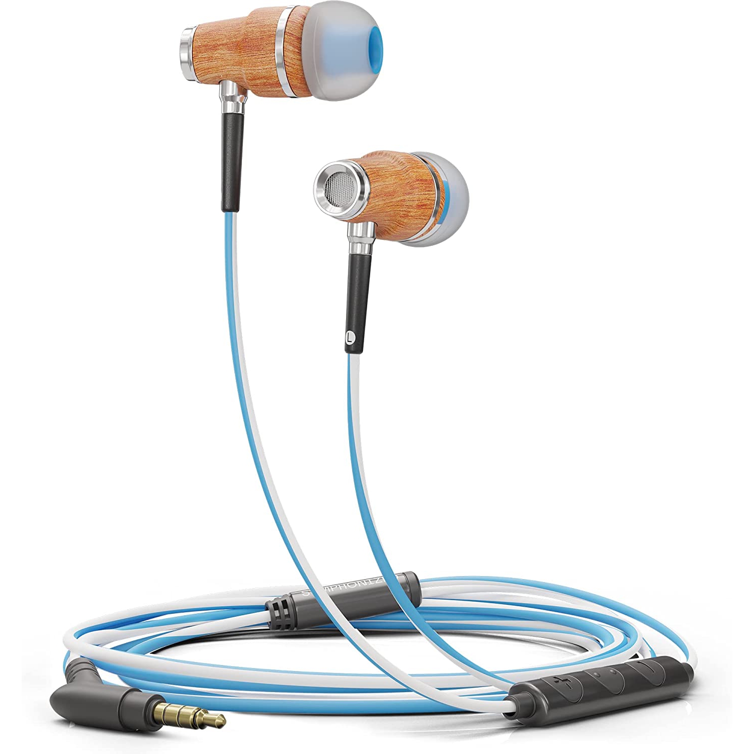 Dolaer Symphonized NRG Wired Earbuds – Wood EarPhones for