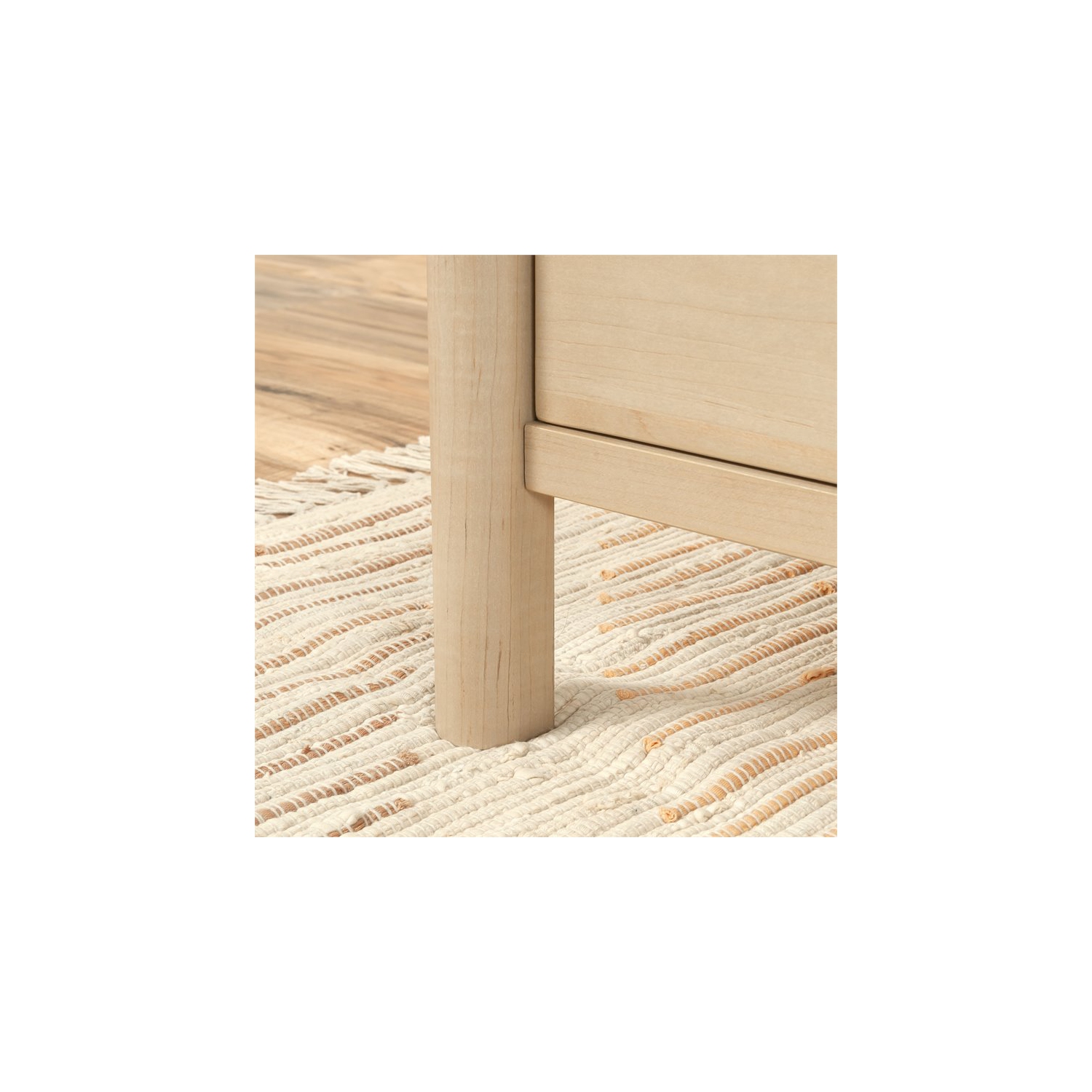 Sauder – Bureau de direction en bois d’ingénierie Whitaker point, érable naturel