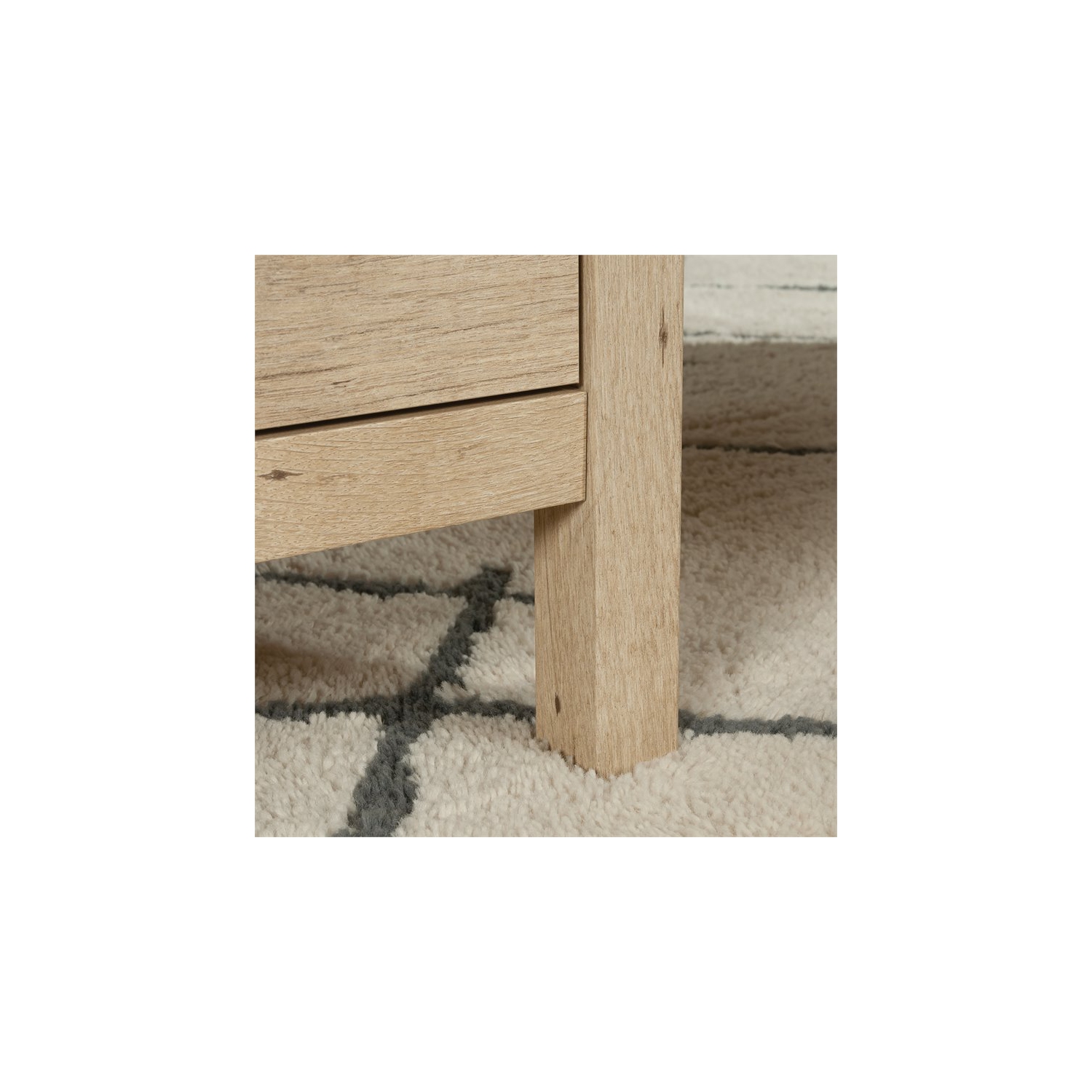 Sauder – Bureau à domicile en L Pacific View en bois d’ingénierie, chêne de première qualité