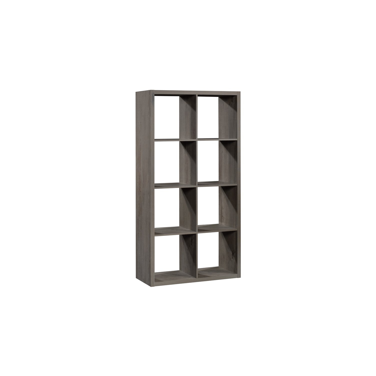 Sauder Miscellaneous Storage Engineered Wood 8-Cube Organizer in Mystic Oak