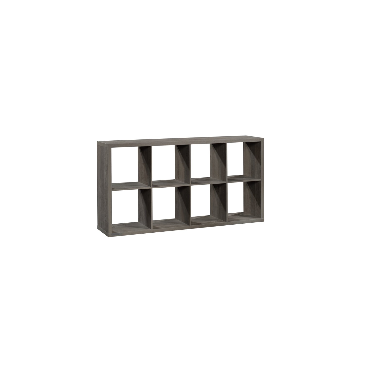 Sauder Miscellaneous Storage Engineered Wood 8-Cube Organizer in Mystic Oak