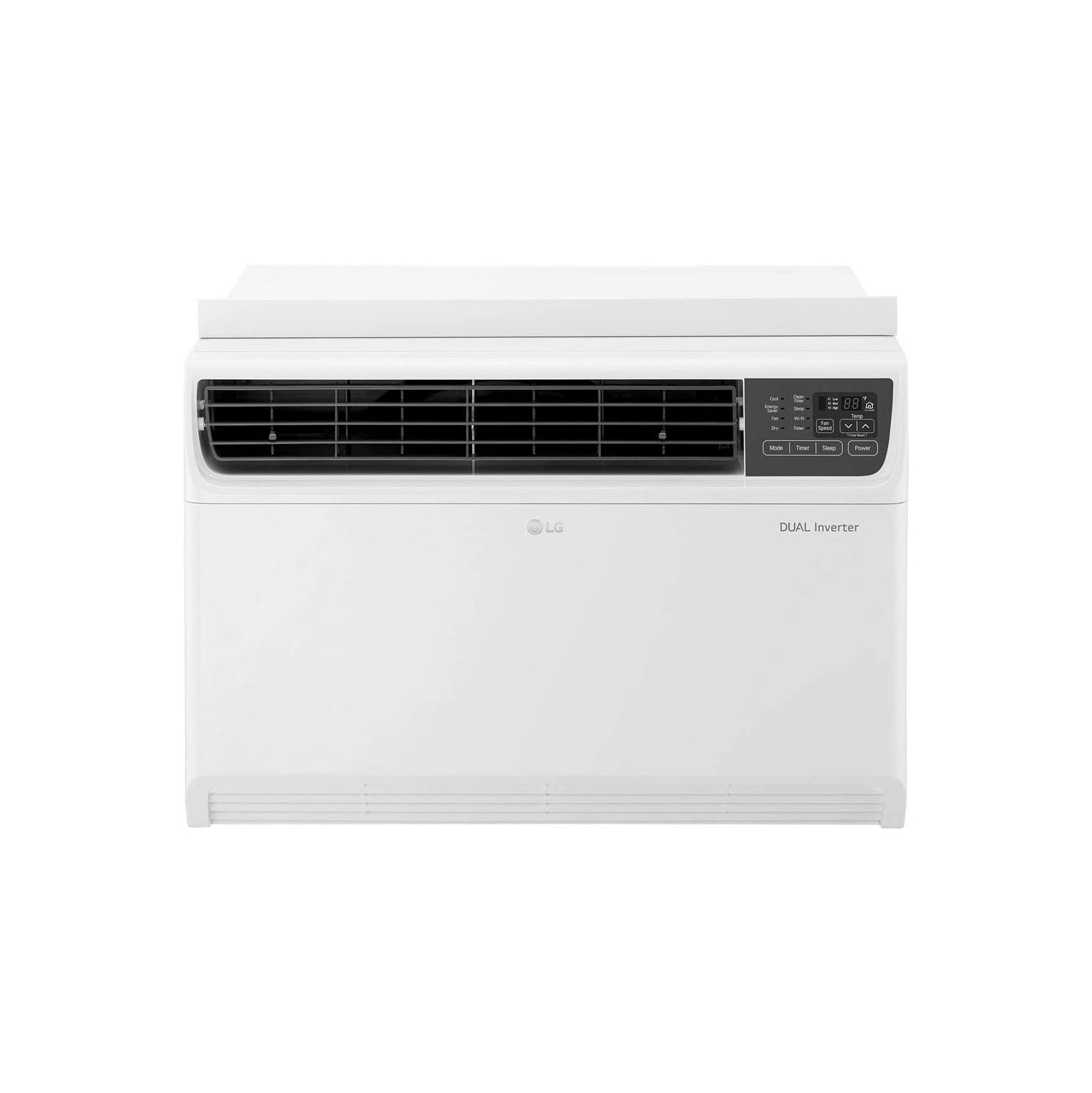 LG 14,000 BTU Dual Inverter Smart Window Air Conditioner, Cools 800 Sq. Ft, Ultra Quiet, Up to 25% Savings, Energy Star, Works ThinQ, Amazon Alexa Hey Google 115V - (LW1522IVSM)