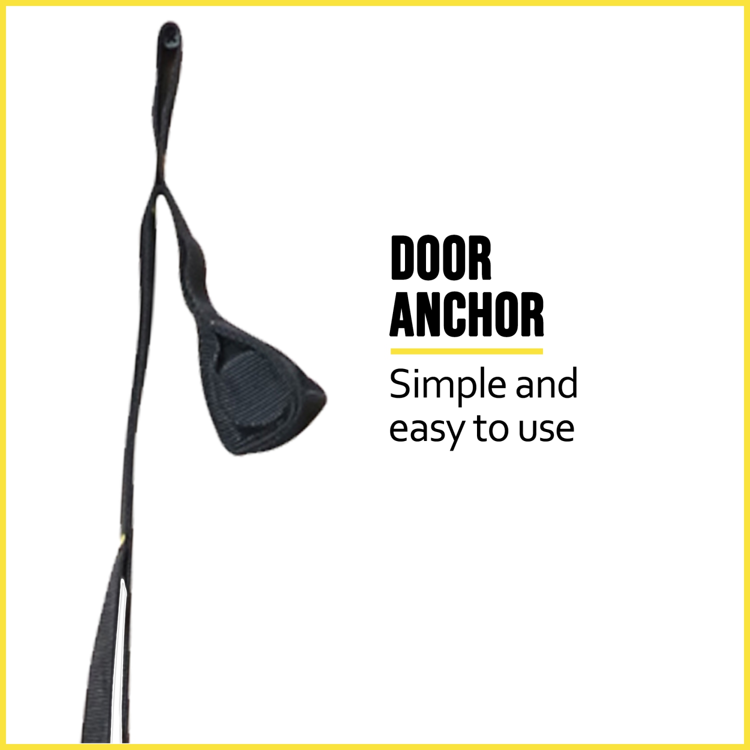 PRISP Home Gym Suspension Trainer - Bodyweight Training Straps for Fitness and Exercise, Yellow