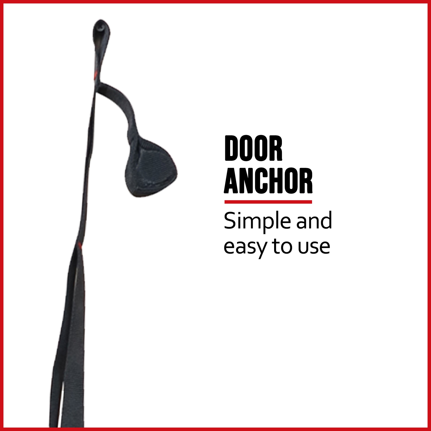 PRISP Sangles de Suspension pour Entraînement au Poids du Corps, Bandes d'Exercice Pour Gym à Domicile, Rouge