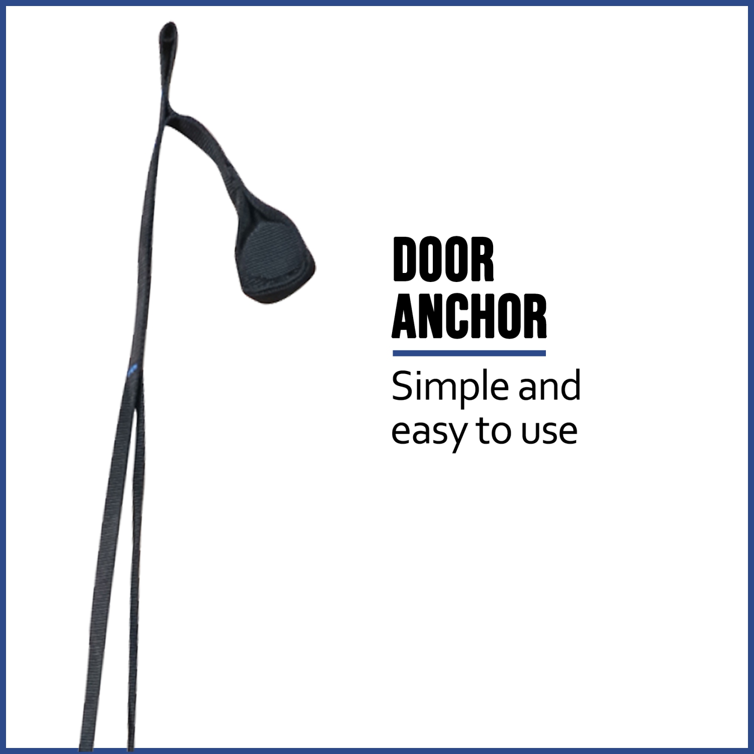 PRISP Home Gym Suspension Trainer - Bodyweight Training Straps for Fitness and Exercise, Blue