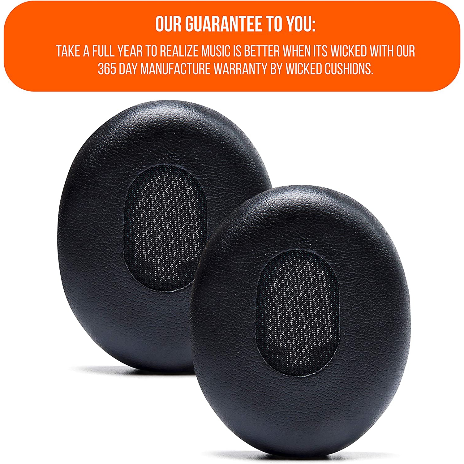 Coussinets de rechange Dolaer Wicked pour QuietComfort 3 de Bose – cuir très durable, mousse à mémoire plus douce, épaisseur ajoutée – compatible