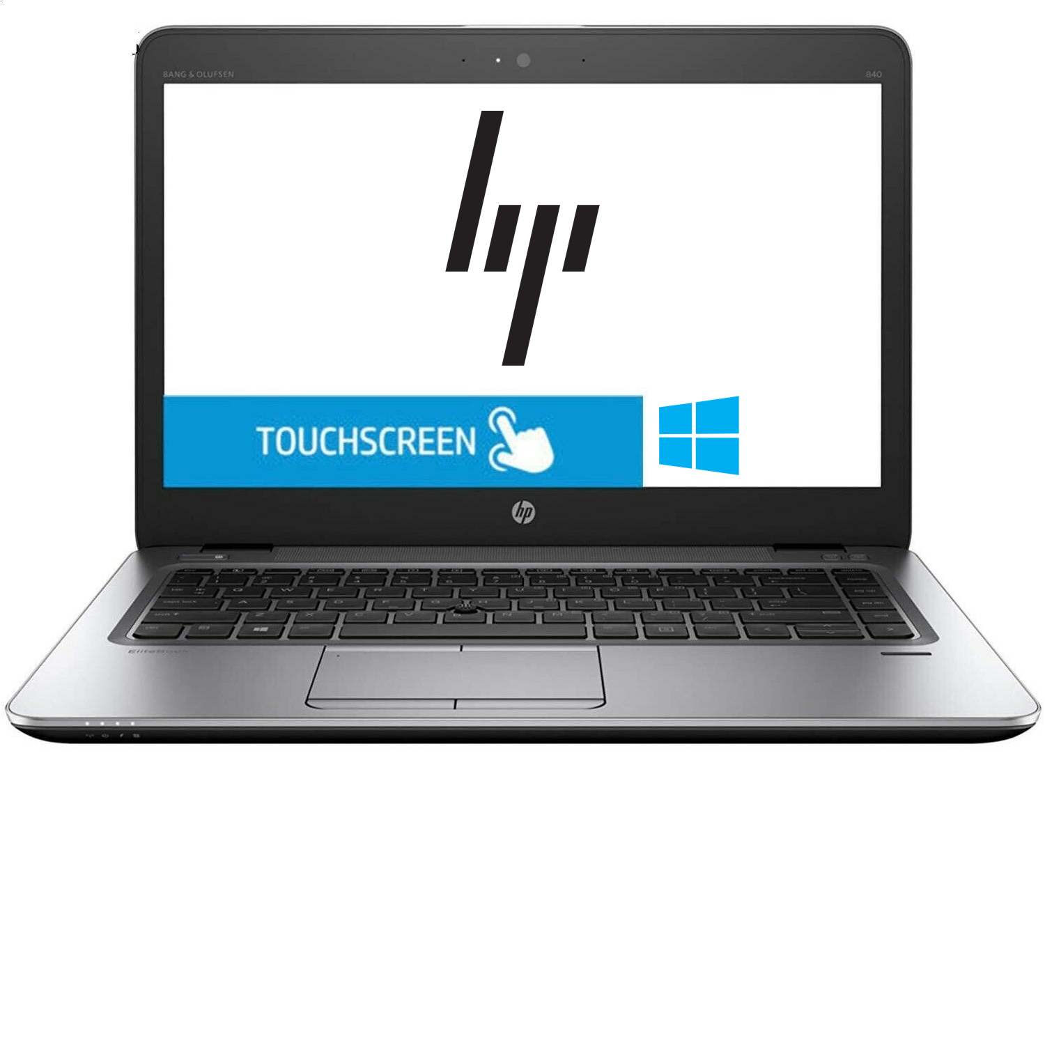 Refurbished (Good) - HP EliteBook 840 G3, Intel Core i5-6200U, 14" FHD Touch Screen, 8GB DDR4 RAM, 256GB SSD, Windows 10 Pro - Backlit Keyboard- Silver