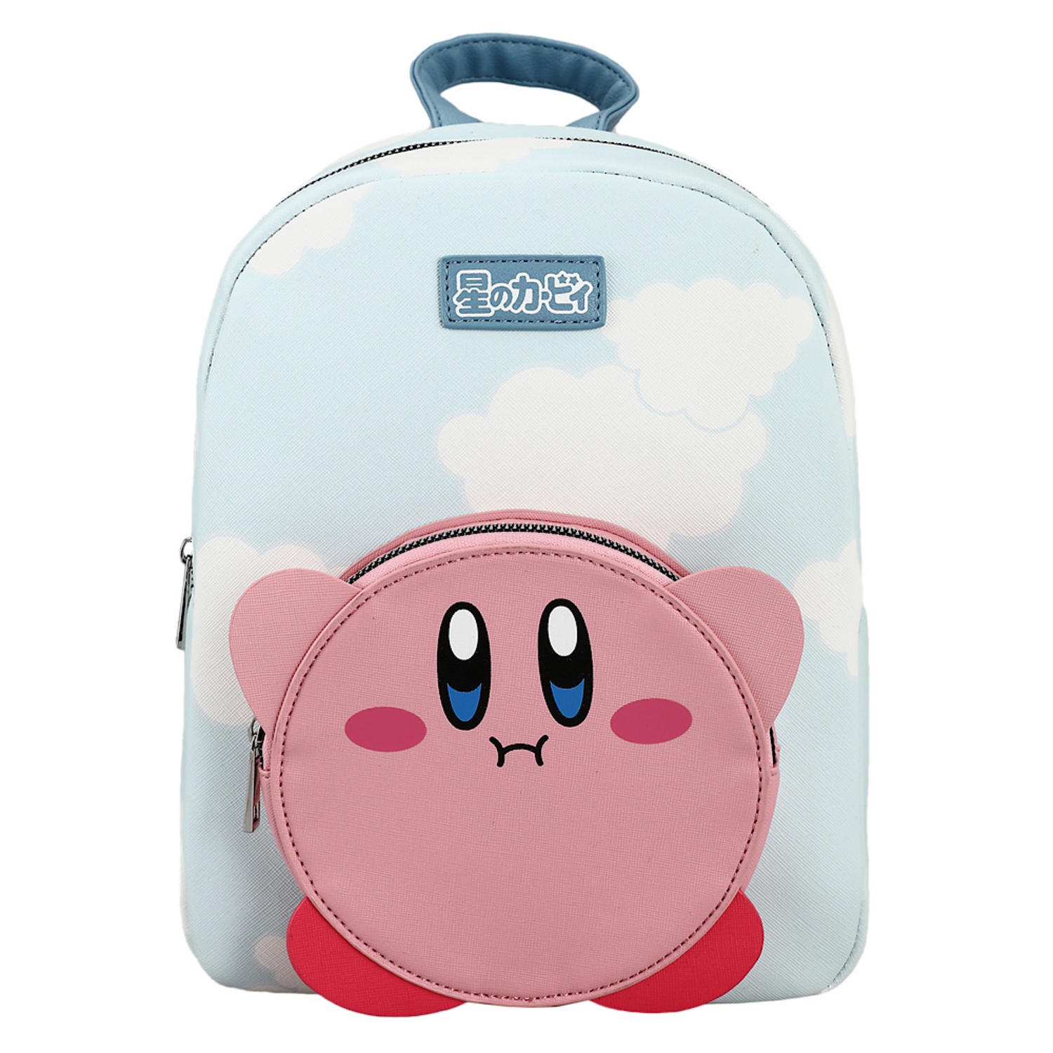 Kirby Cloud AOP Mini Backpack with Die-Cut Pocket