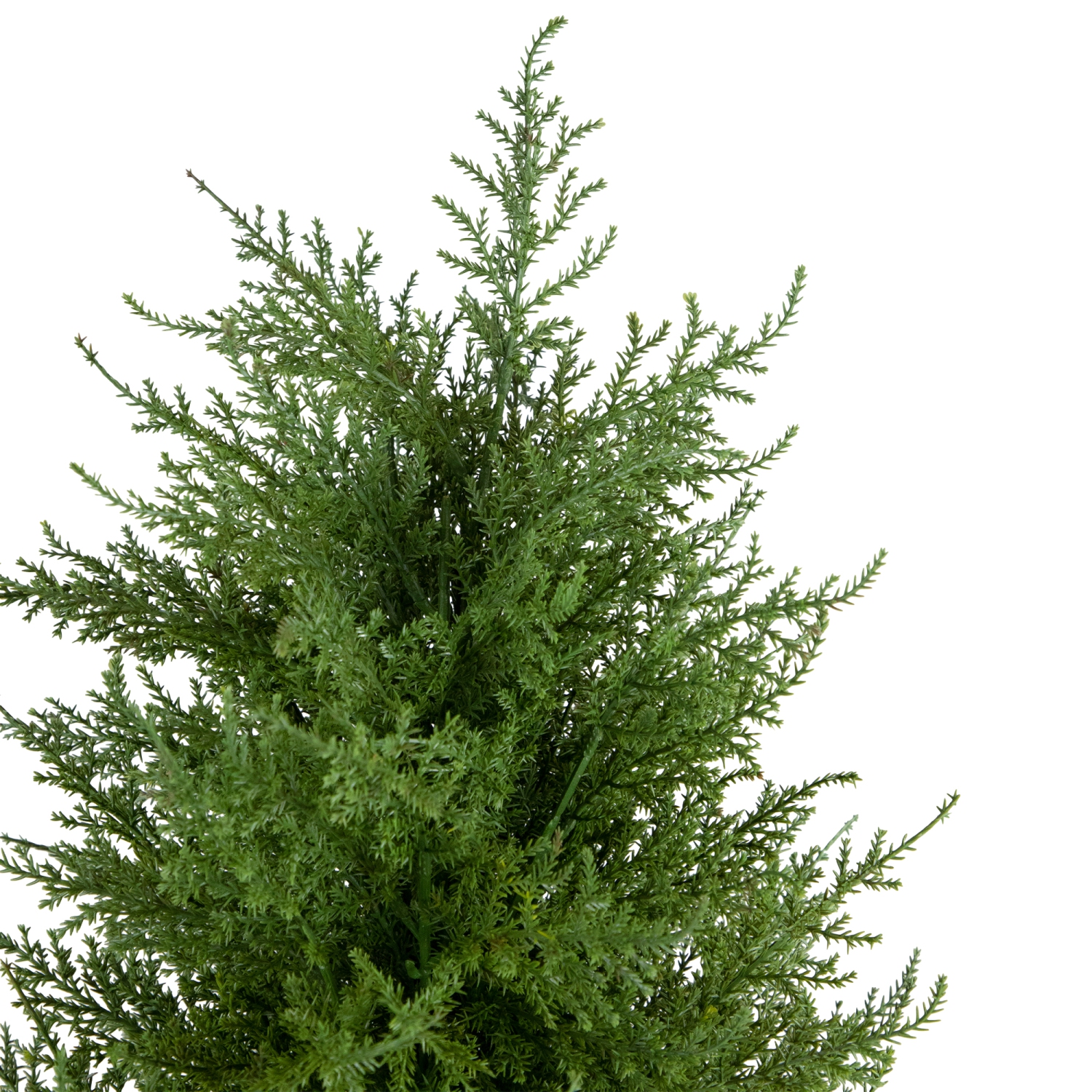 3' Artificial Cedar Pine Petite Arborvitae Tree in Round Pot, Unlit