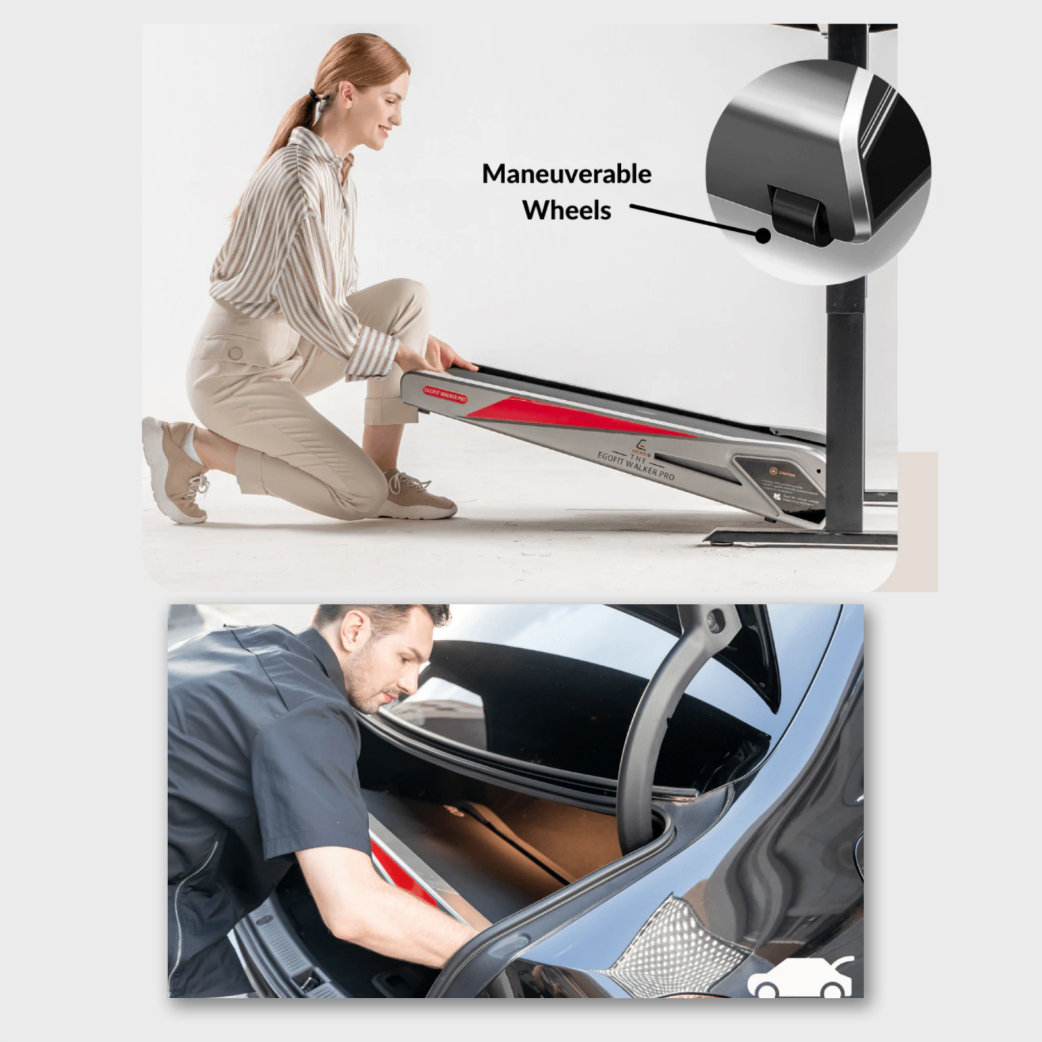 Egofit Walker Pro M1 Motorized Treadmill with APP and Remote Control