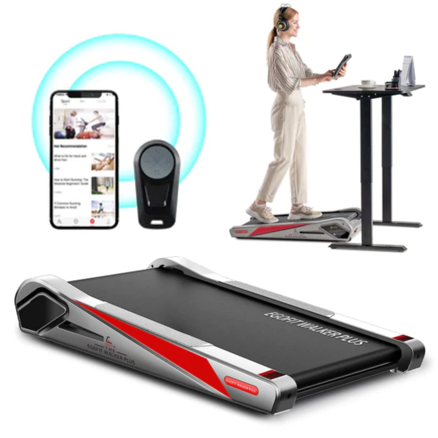 Egofit Walker Pro M1 Motorized Treadmill with APP and Remote Control