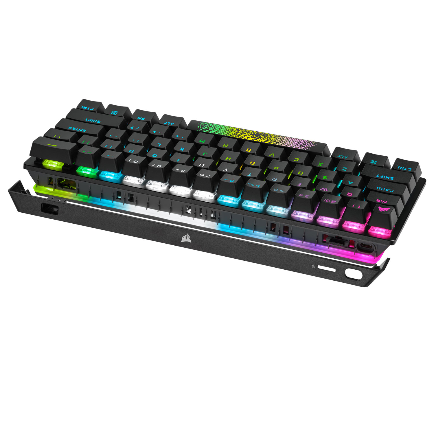 Mini clavier de jeu mécanique sans fil rétroéclairé Bluetooth Cherry MX RGB  Red 60 % K70 de Corsair - Anglais