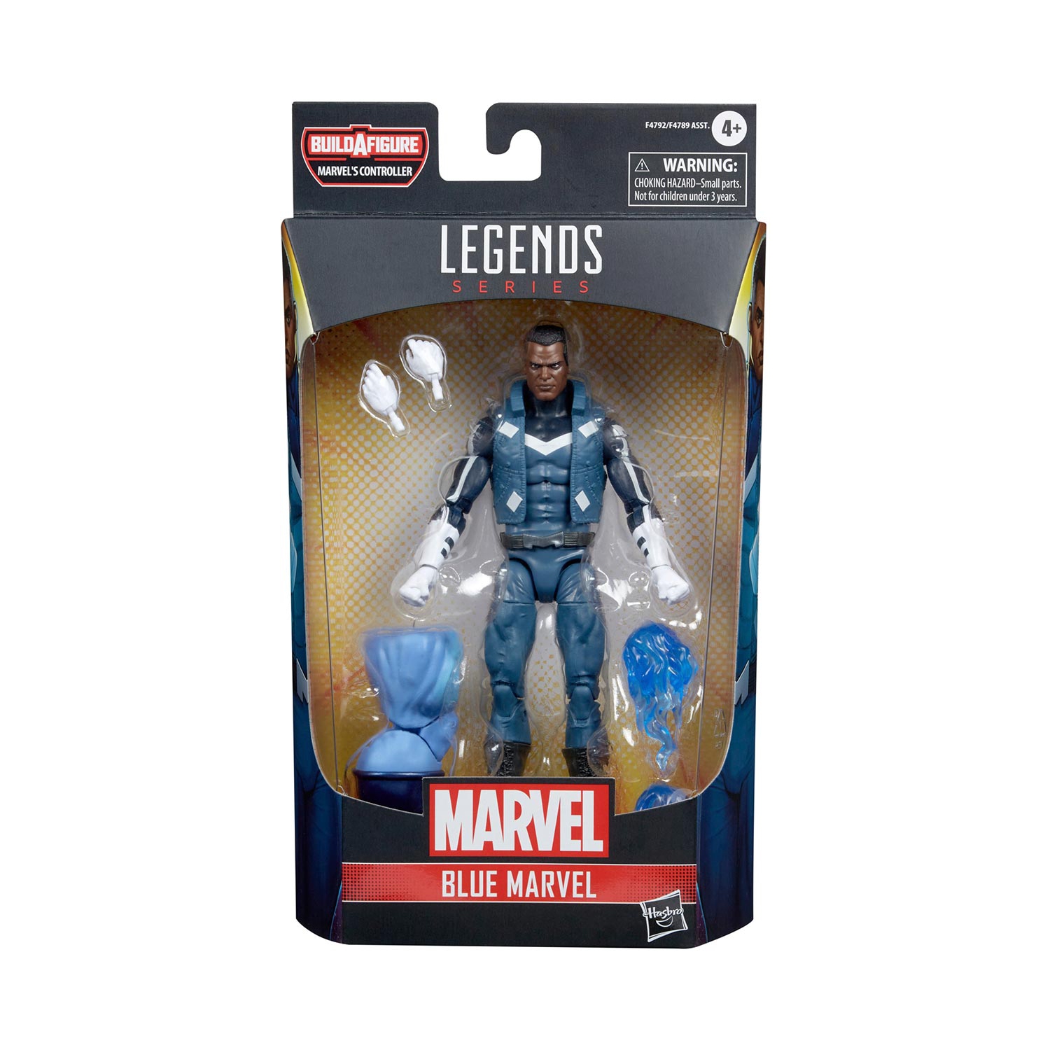 Marvel Legends - manette de 6 po pour figurine d’action BAF - Marvel bleu