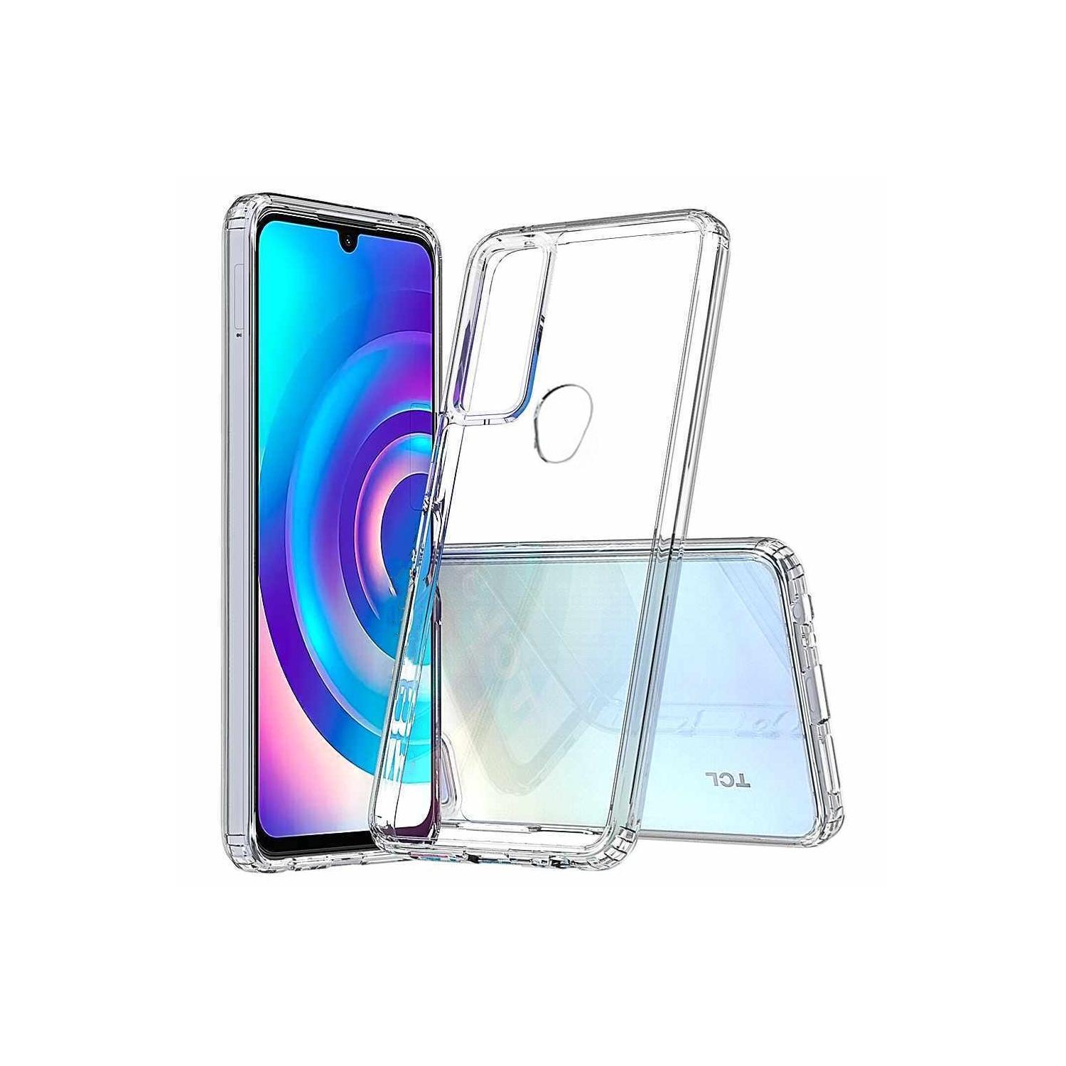 【CSmart】 Ultra Thin Soft TPU Silicone Jelly Bumper Back Cover Case for TCL 30 XE 5G, Clear