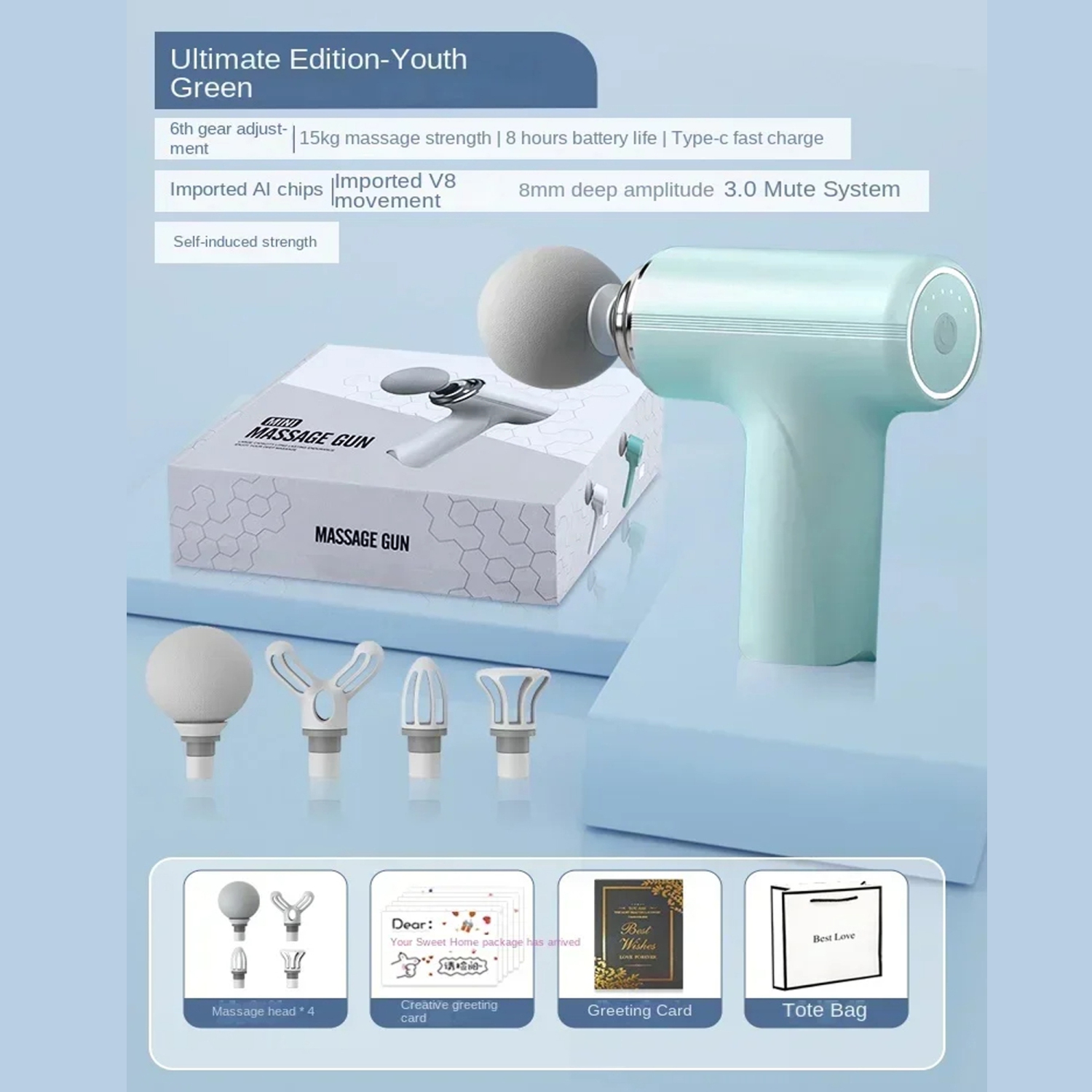 Massagers Massage Gun 4 Heads Red LCD Percussion Massager Guns Muscle 6 Speed Relaxing Therapy Tissue CA