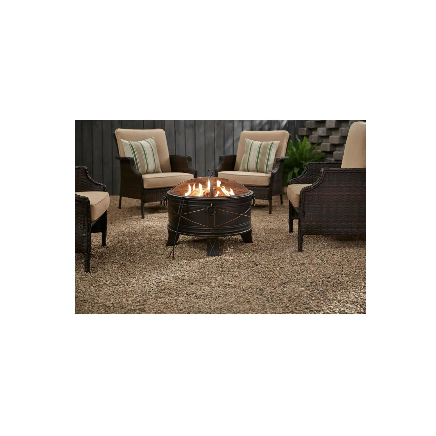 Hampton Bay 26 in Round Fire Pit - FT-51161