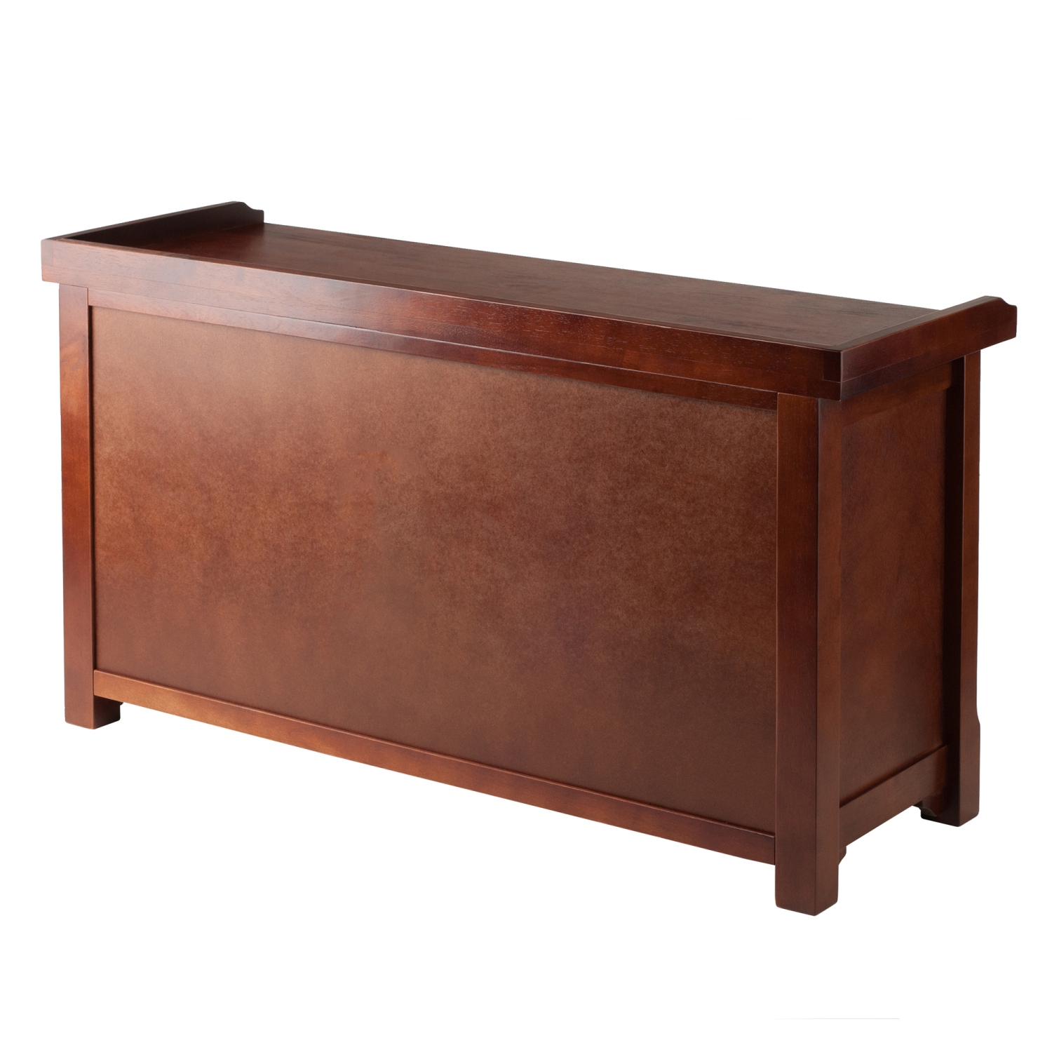 Milan Storage Hall Bench, Walnut
