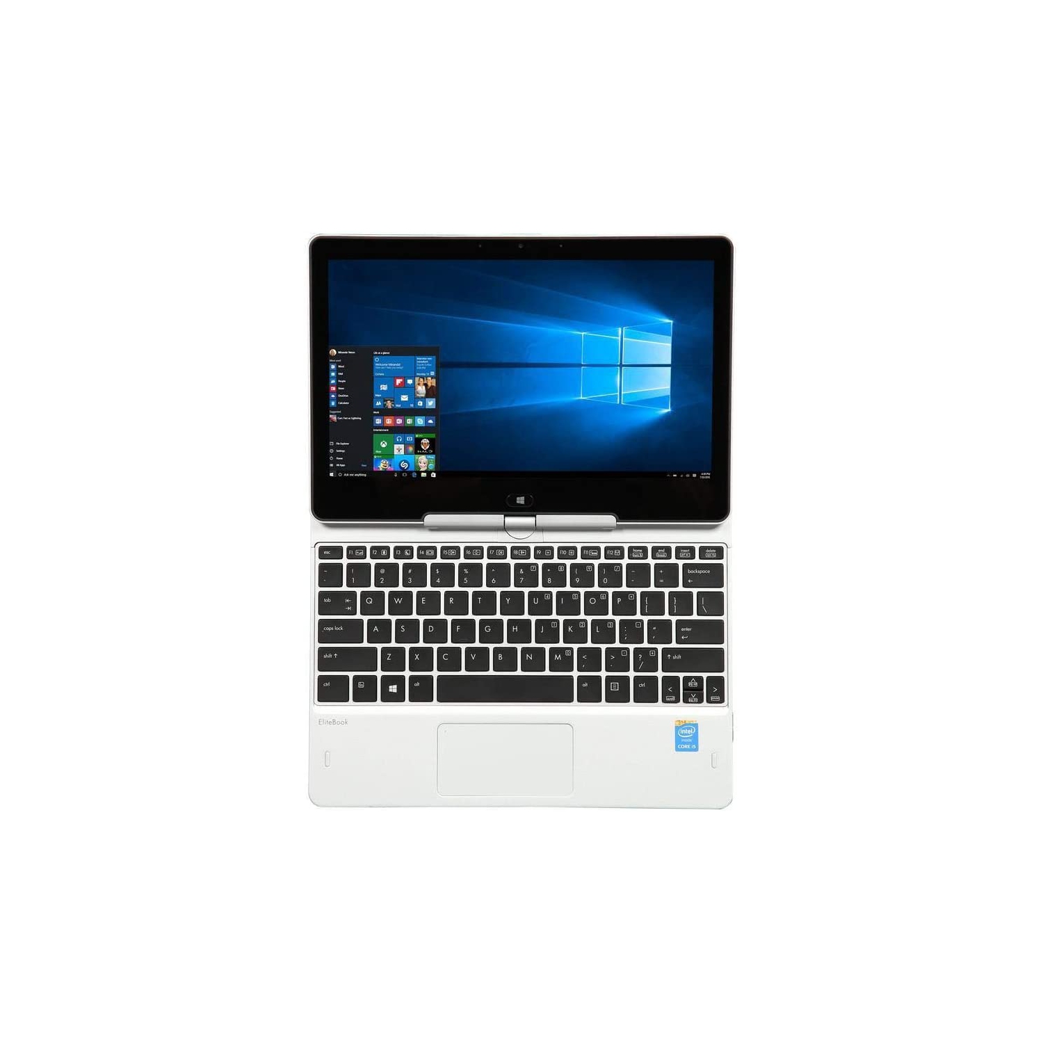 HP EliteBook Revolve 810G3 11.6" Business Laptop, Intel Core i5-5300U 2.3GHZ, 8G DDR3L, 128G SSD, DP, USB 3.0, Windows 10 Pro 64 Bit-Multi-Language(EN/ES/FR)-Refurbished