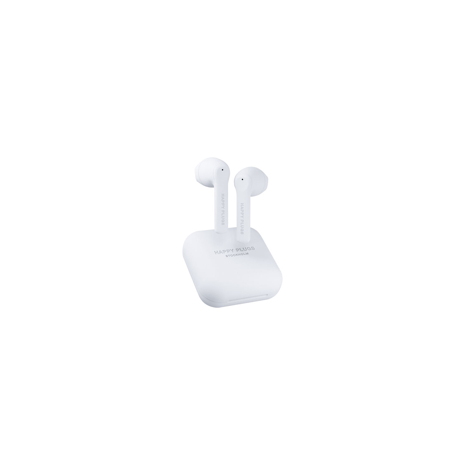 Refurbished - Happy Plugs Air 1 Go In-Ear Truly Wireless Headphones - White