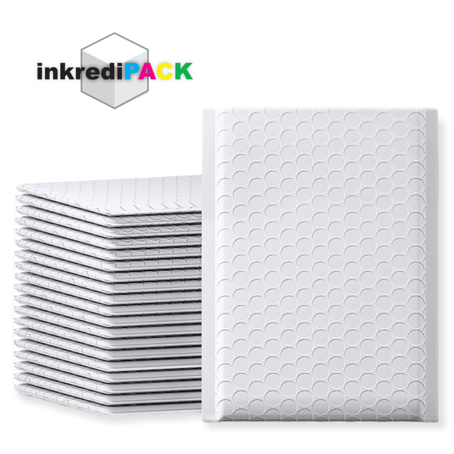 InkrediPack 6" X 10" #0 White Self Seal Poly Bubble Mailers/20 Pack