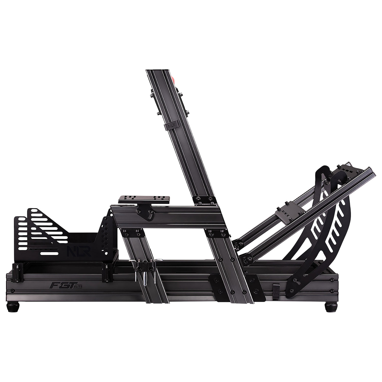 Next Level Racing F-GT Elite Formula & GT Aluminum Profile Simulator Cockpit - Front & Side Mount