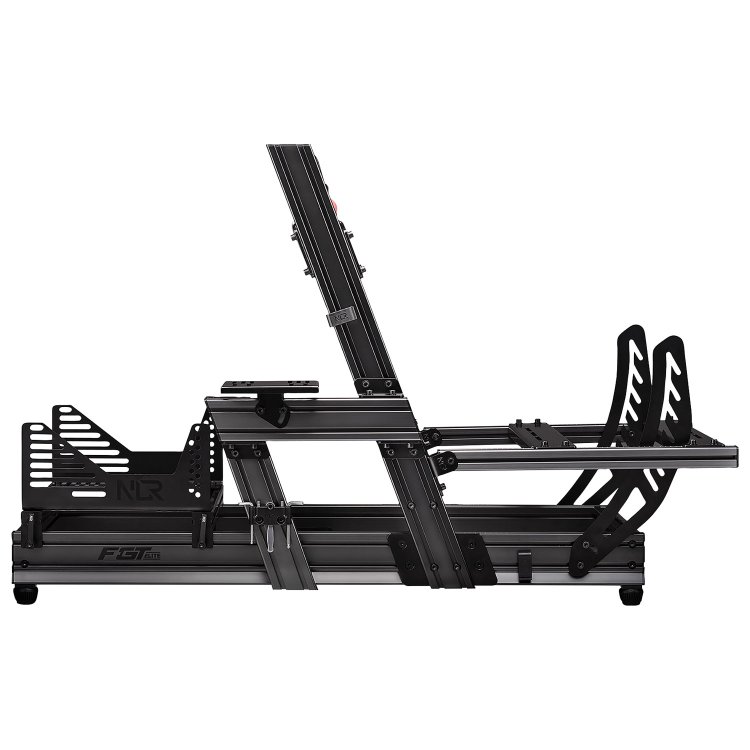 Next Level Racing F-GT Elite Formula & GT Aluminum Profile Simulator Cockpit - Front & Side Mount