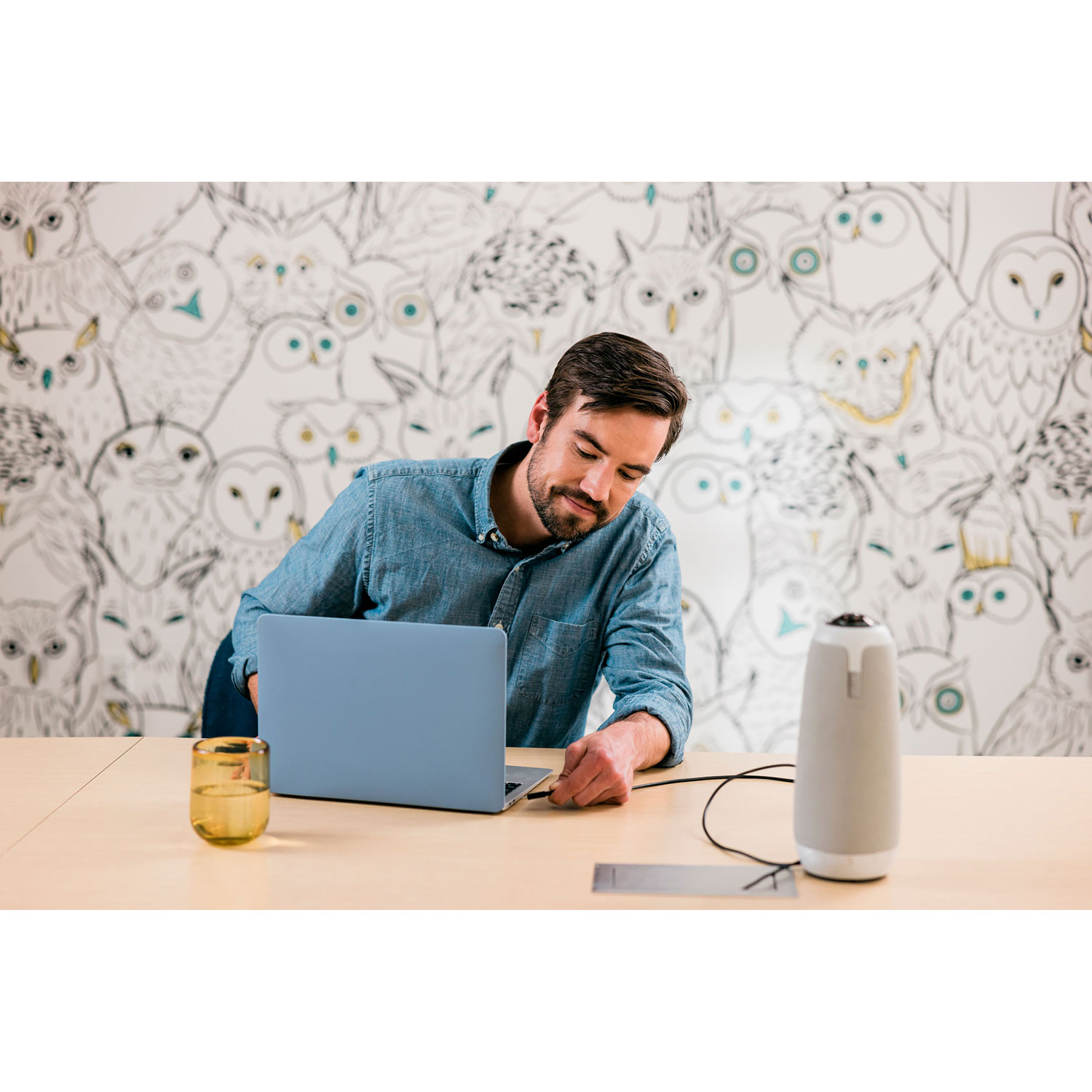 Owl Labs Meeting Owl 3 Smart Video Conference Camera - Black