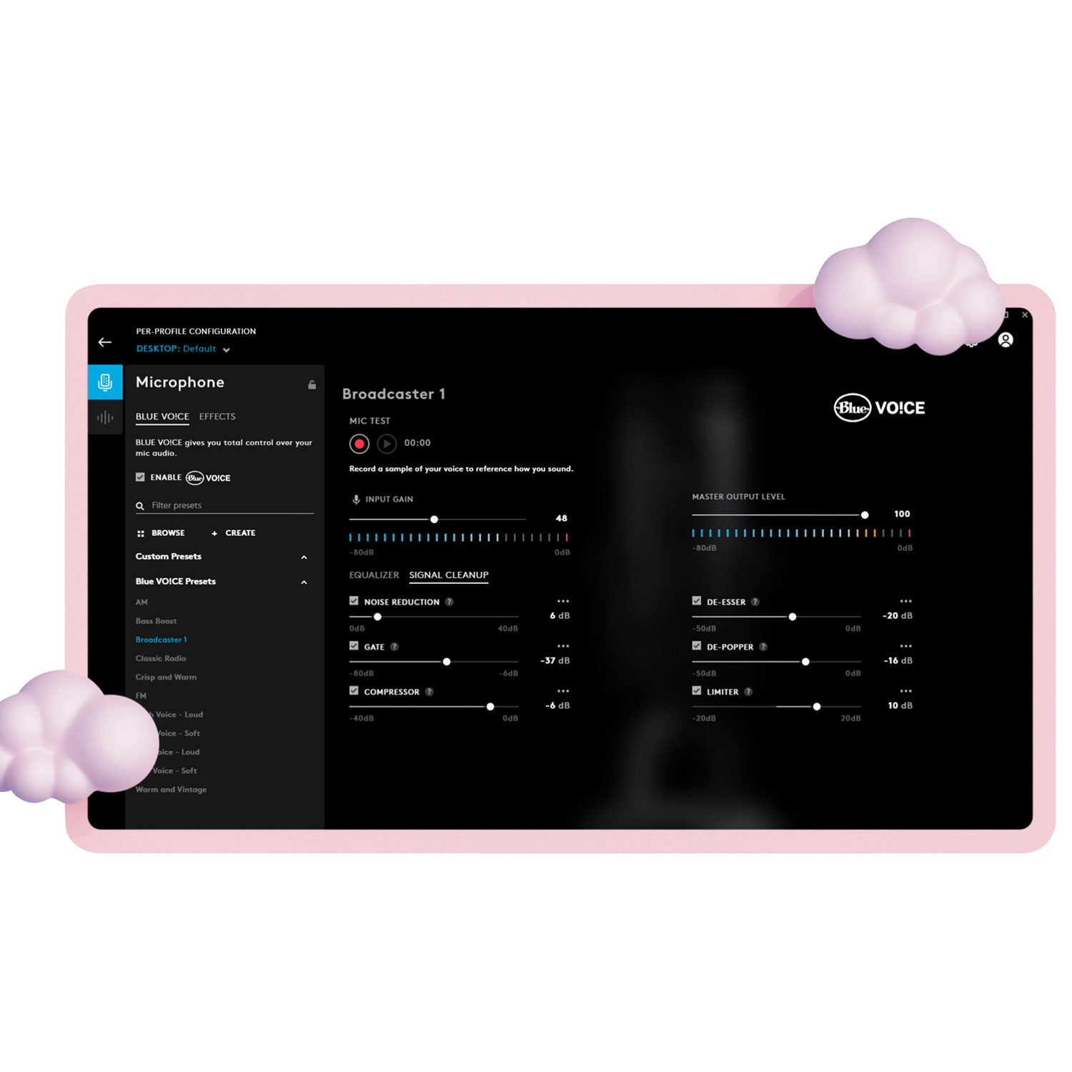 Logitech Aurora Collection Blue Yeti USB Condenser Gaming Microphone with Streamlabs Themes - Pink Dawn