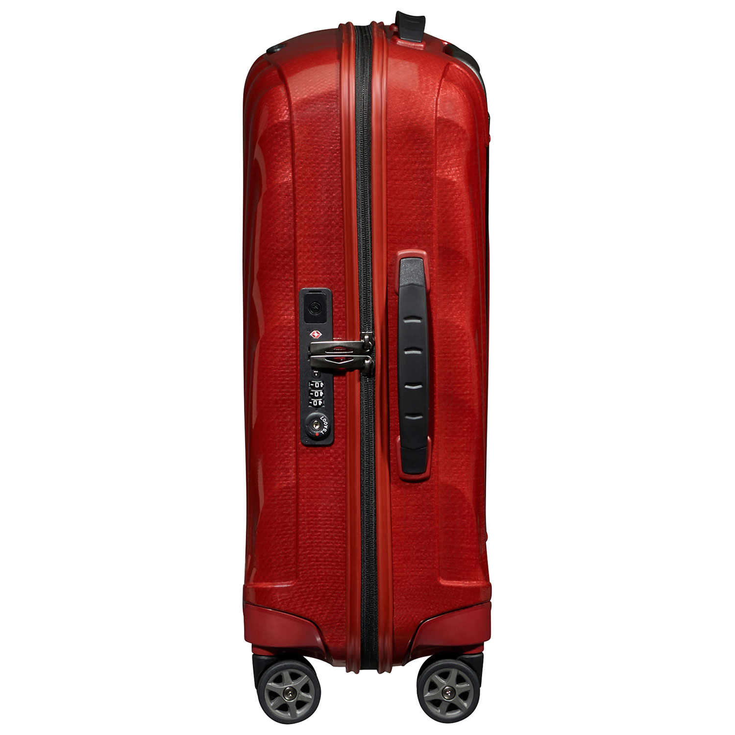 Valise de cabine rigide de 20,3 po extensible C-Lite de Samsonite - Rouge chili