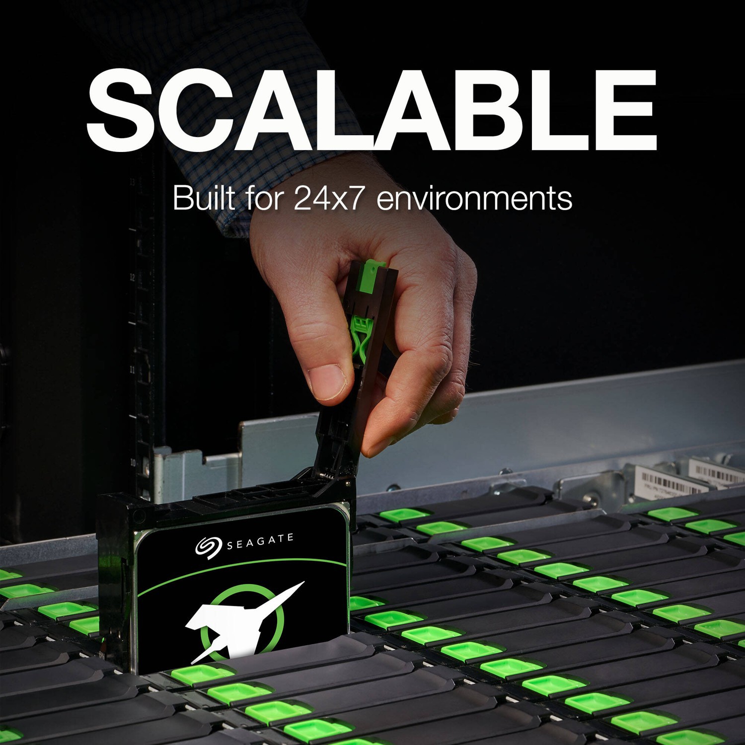 Seagate ST20000NM007D Hard Drive 20TB SATA3 6Gb/S 7200 RPM 3.5in, 512e/4Kn - Exos X20 Series