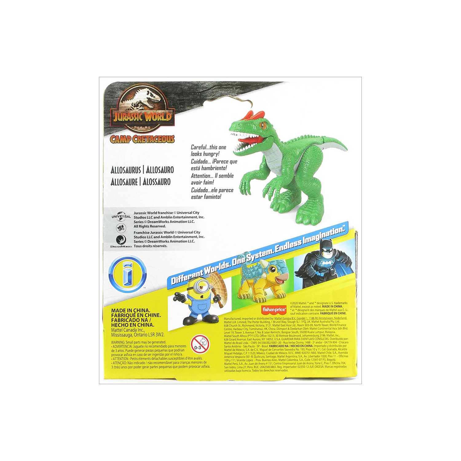 Fisher-Price Imaginext Jurassic World Camp Cretaceous Allosaurus Figure