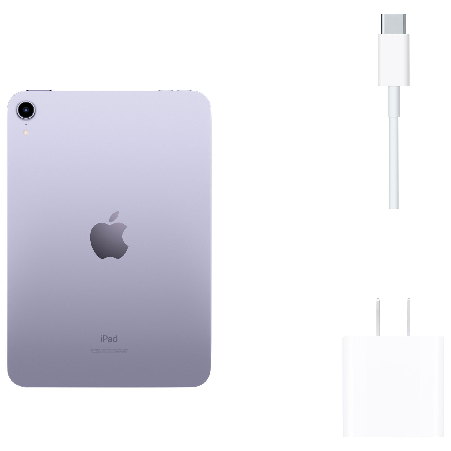 Refurbished - Apple iPad Mini 8.3" 64GB with Wi-Fi (6th Generation) - Purple