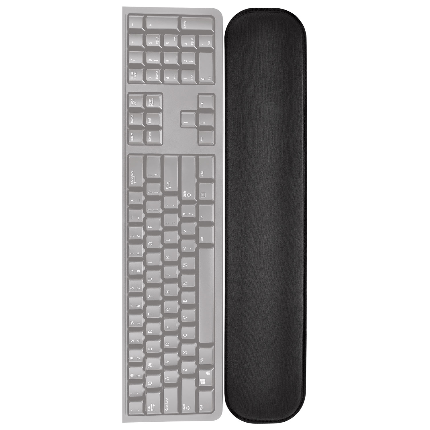 Repose-poignet en mousse spongieuse d'Insignia - 46,6 cm (18,5 po) - Noir