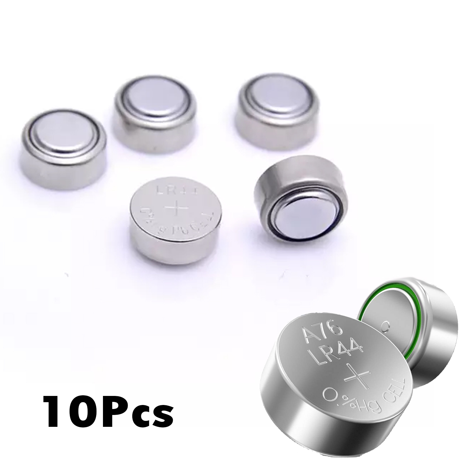 ISTAR Long-Lasting & Leak-Proof, High Capacity 1.5 Volt alkaline button cell battery LR44 lr44 for Digital Thermometer Ornament Hearing Aid Led Watch