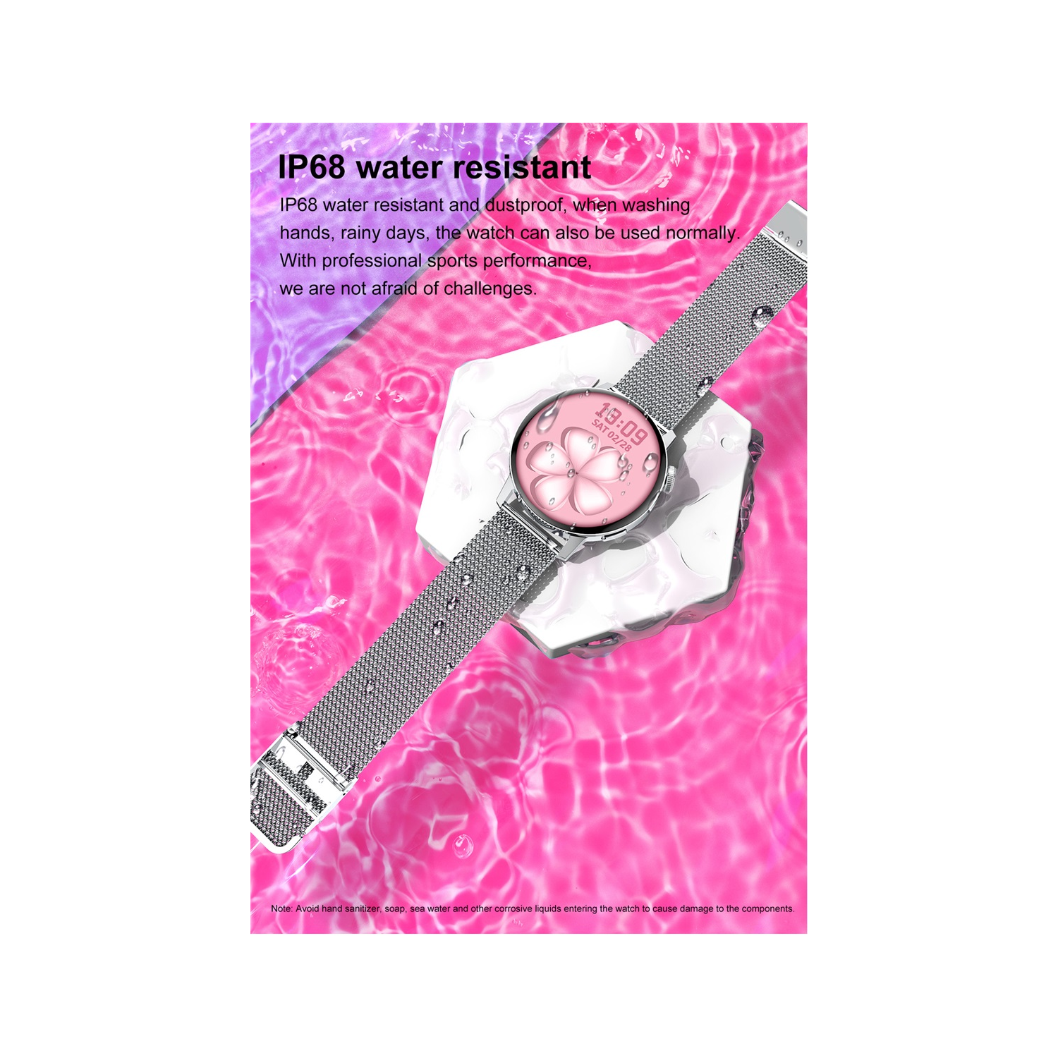 ISPEKTRUM iS-GT3 Smart Watch, 1.32" HD Screen Bluetooth Calls & Text, Multiple Sports Mode Fitness Tracker Heart Rate & BP Monitor Works with Android