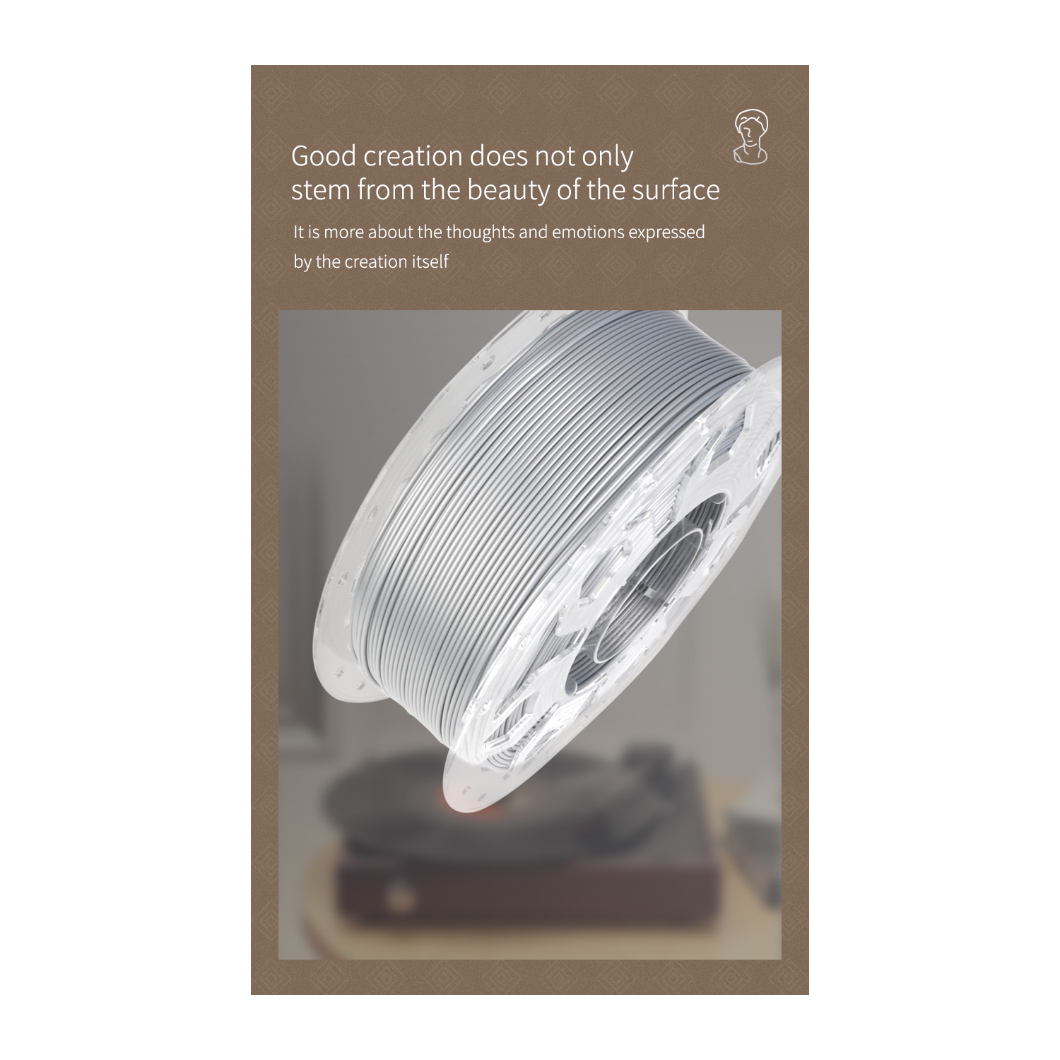 Creality CR-PLA 3D Printer Filament 1.75 mm, 1 KG Spool