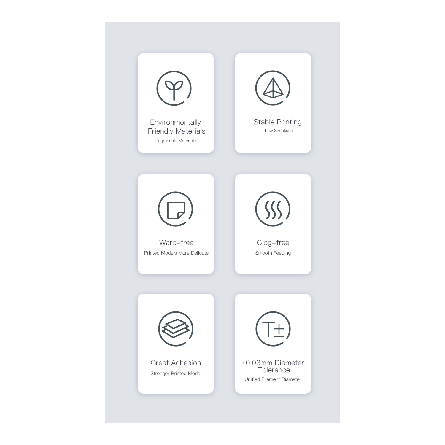 Creality CR-PLA 3D Printer Filament 1.75 mm, 1 KG Spool