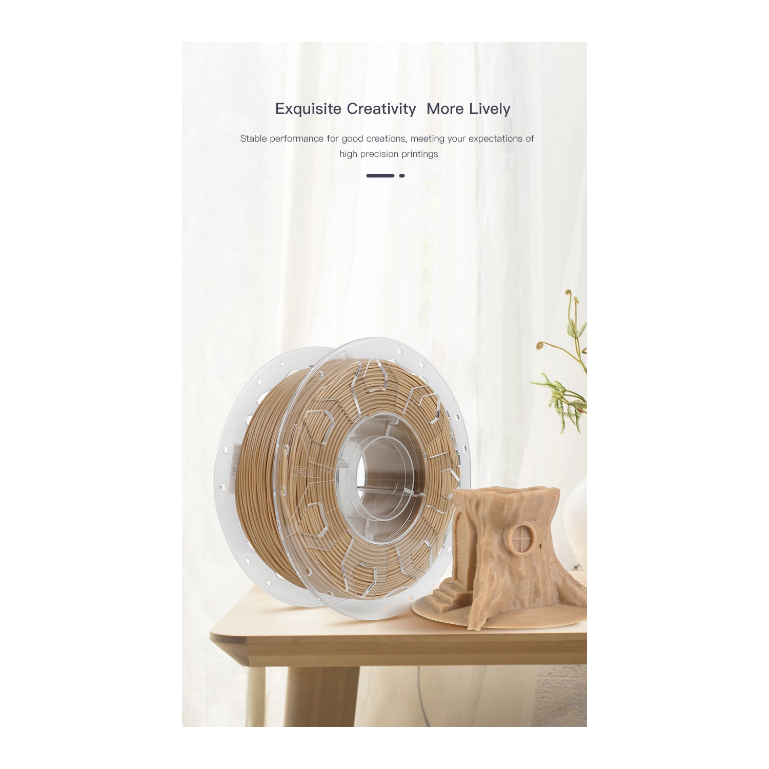 Creality CR-PLA 3D Printer Filament 1.75 mm, 1 KG Spool